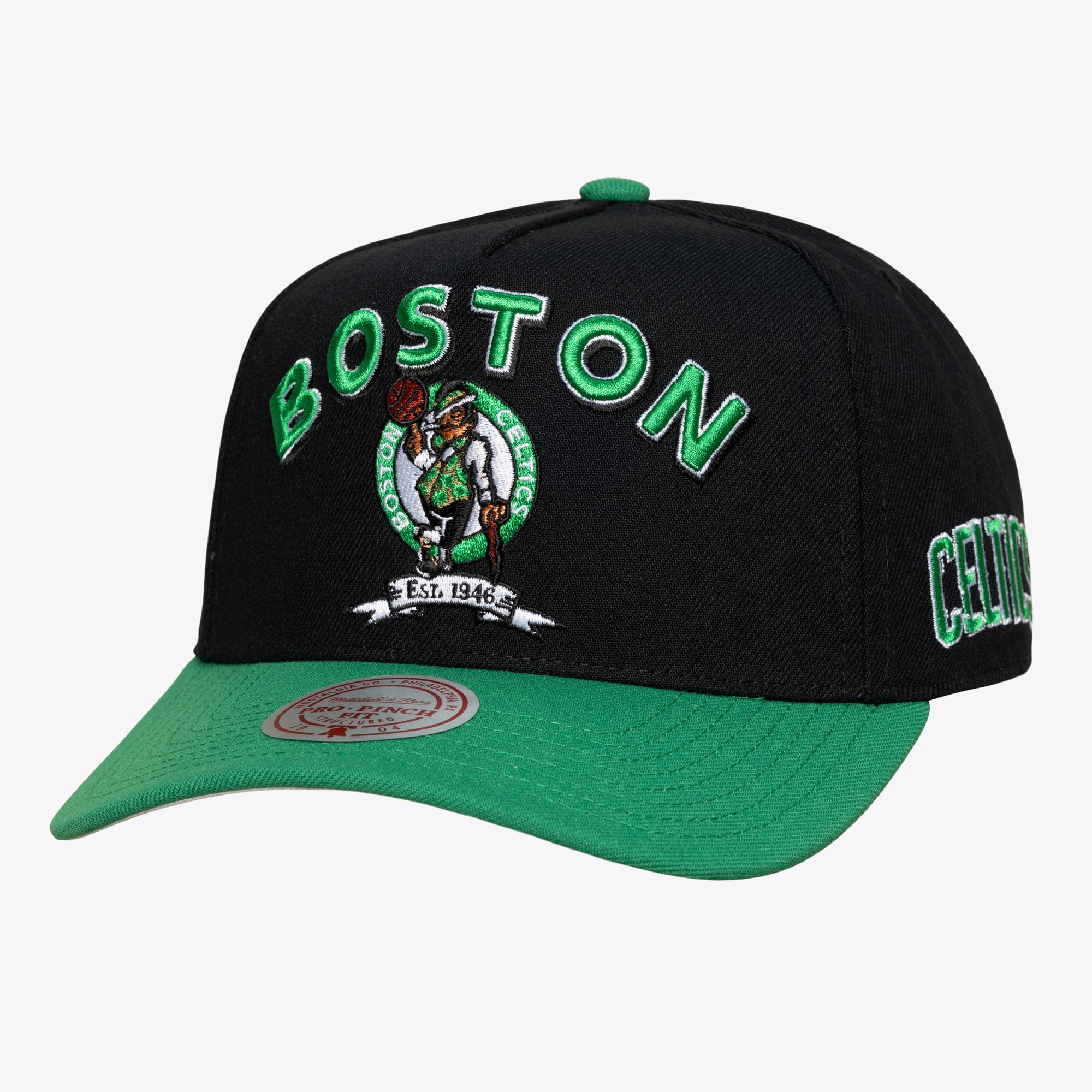 Men's Mitchell & Ness Black Boston Celtics True Legacy Pro Snapback Hat