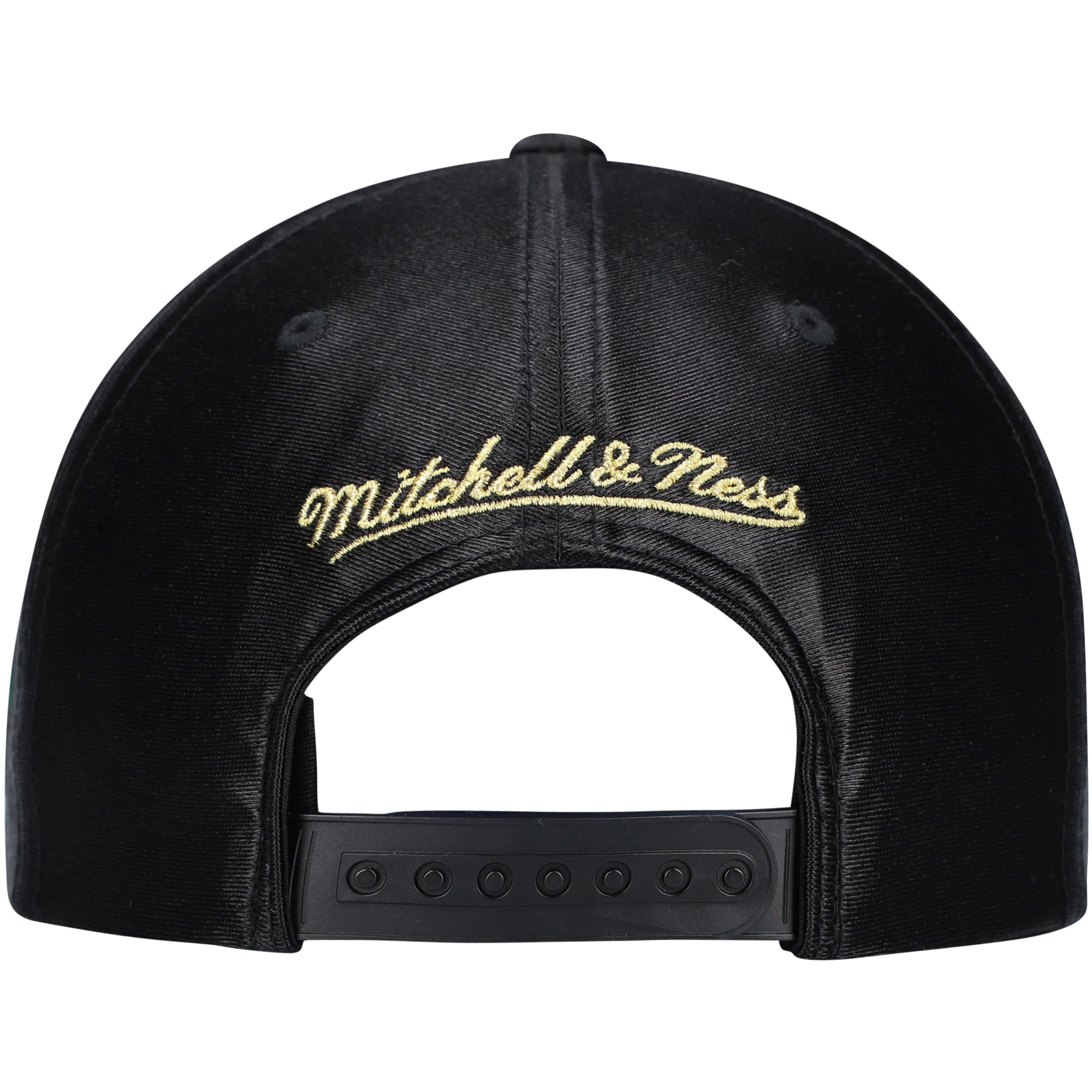 Men's Mitchell & Ness Black/Green Boston Celtics Gold Logo St