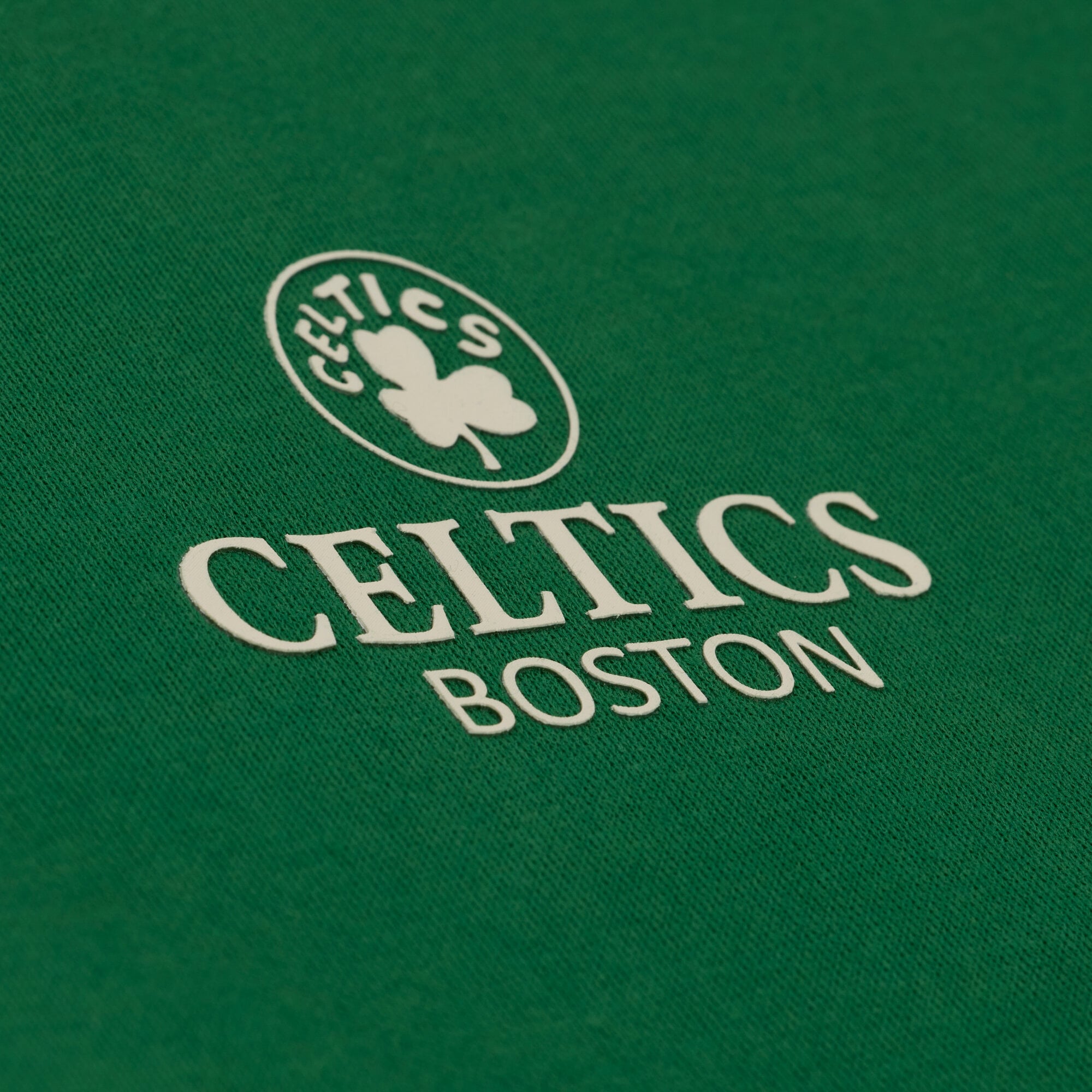 Sweat à capuche en polaire verte Mitchell & Ness Boston Celtics pour homme