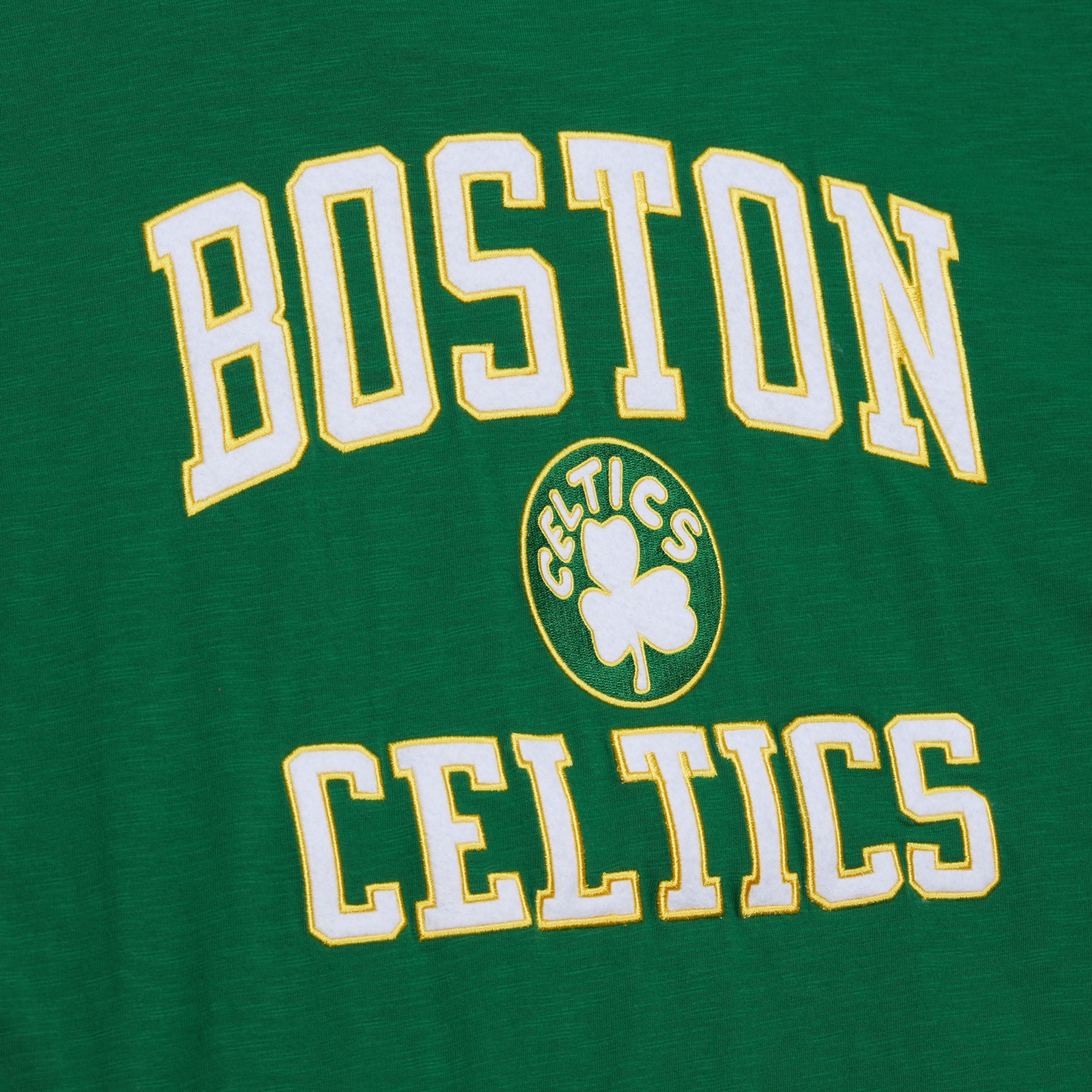 T-shirt Mitchell & Ness Kelly Green Boston Celtics Hardwood Classics Legendary Slub pour homme