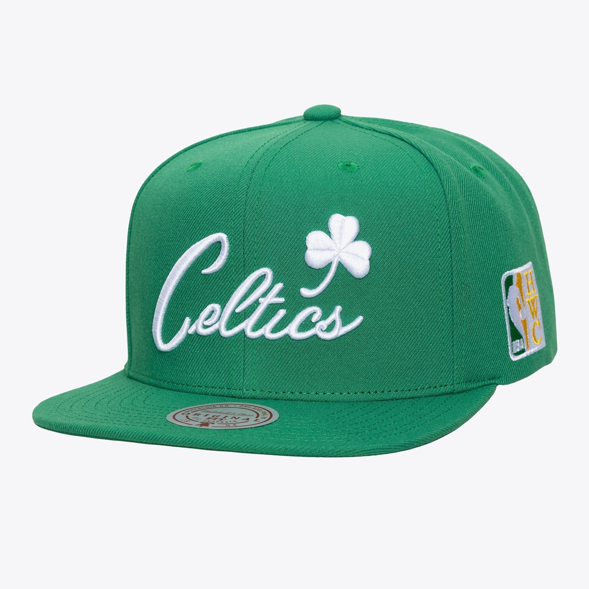 Men's Boston Celtics Mitchell & Ness Kelly Green Legendary Home Snapback Hat