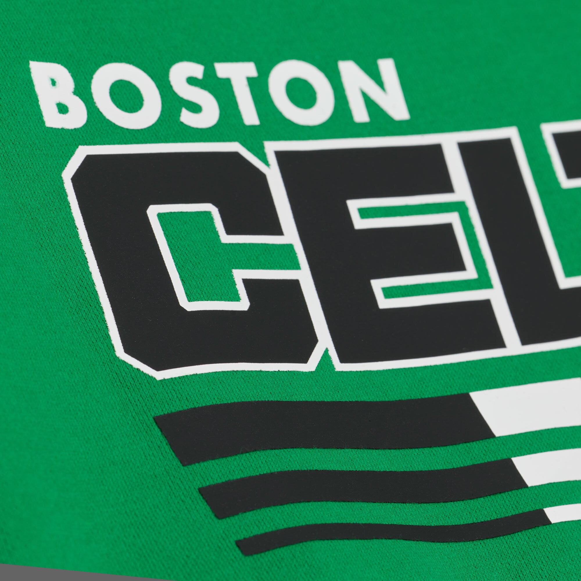 Sweat à capuche en polaire Mitchell & Ness vert Kelly pour homme, motif carreaux triples Boston Celtics