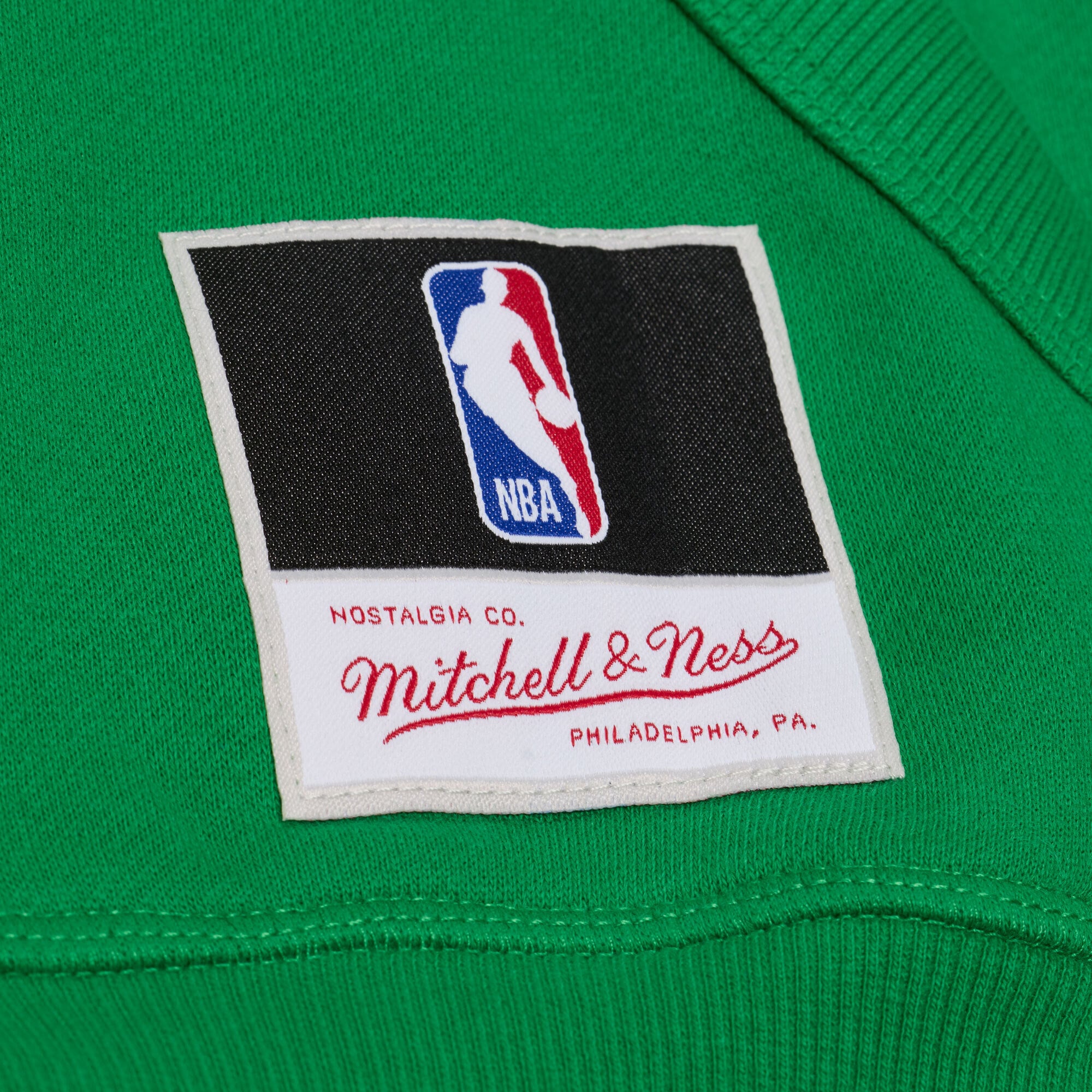 Sweat à capuche en polaire Mitchell & Ness vert Kelly pour homme, motif carreaux triples Boston Celtics