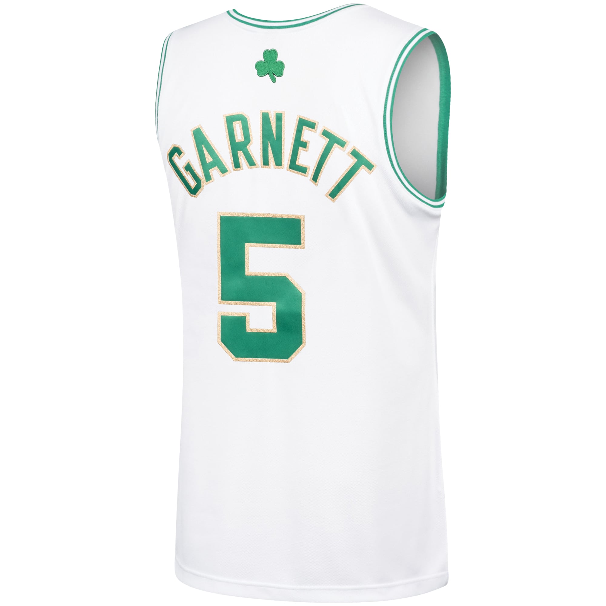 Men's Mitchell & Ness Kevin Garnett White Boston Celtics 2008-09