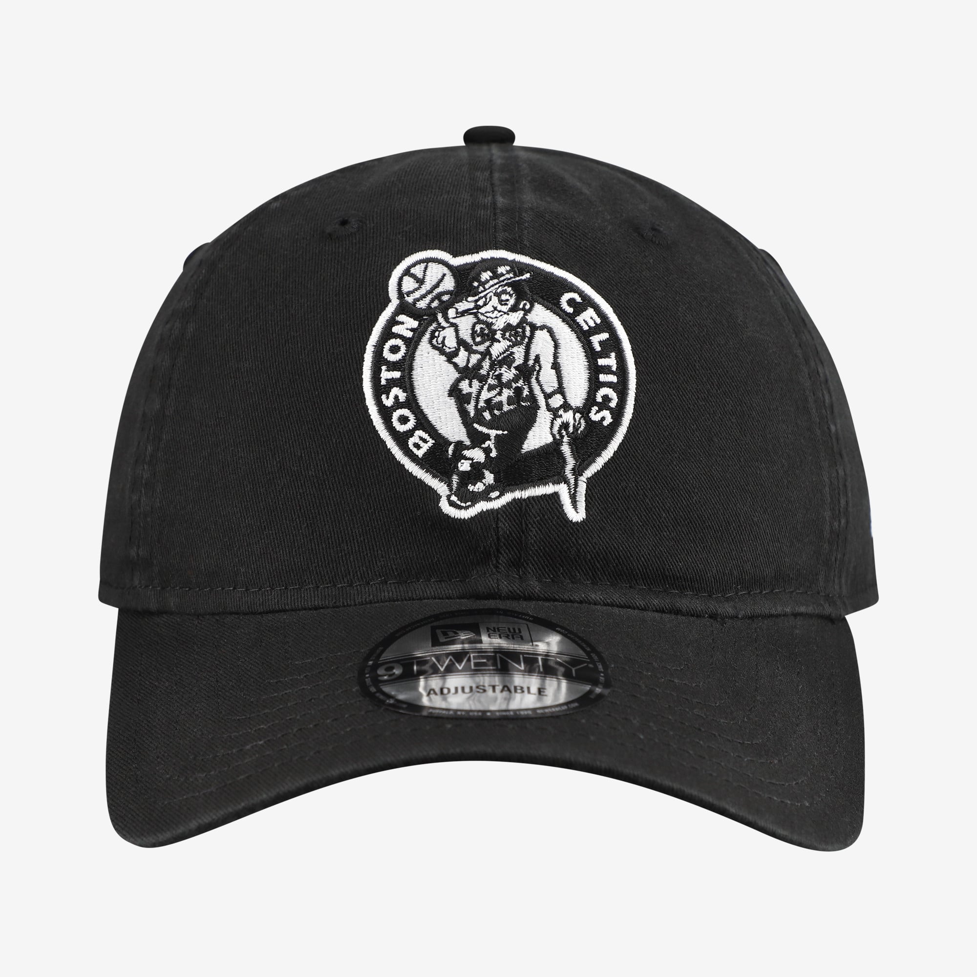 Men's New Era Black Boston Celtics 9TWENTY Adjustable Hat