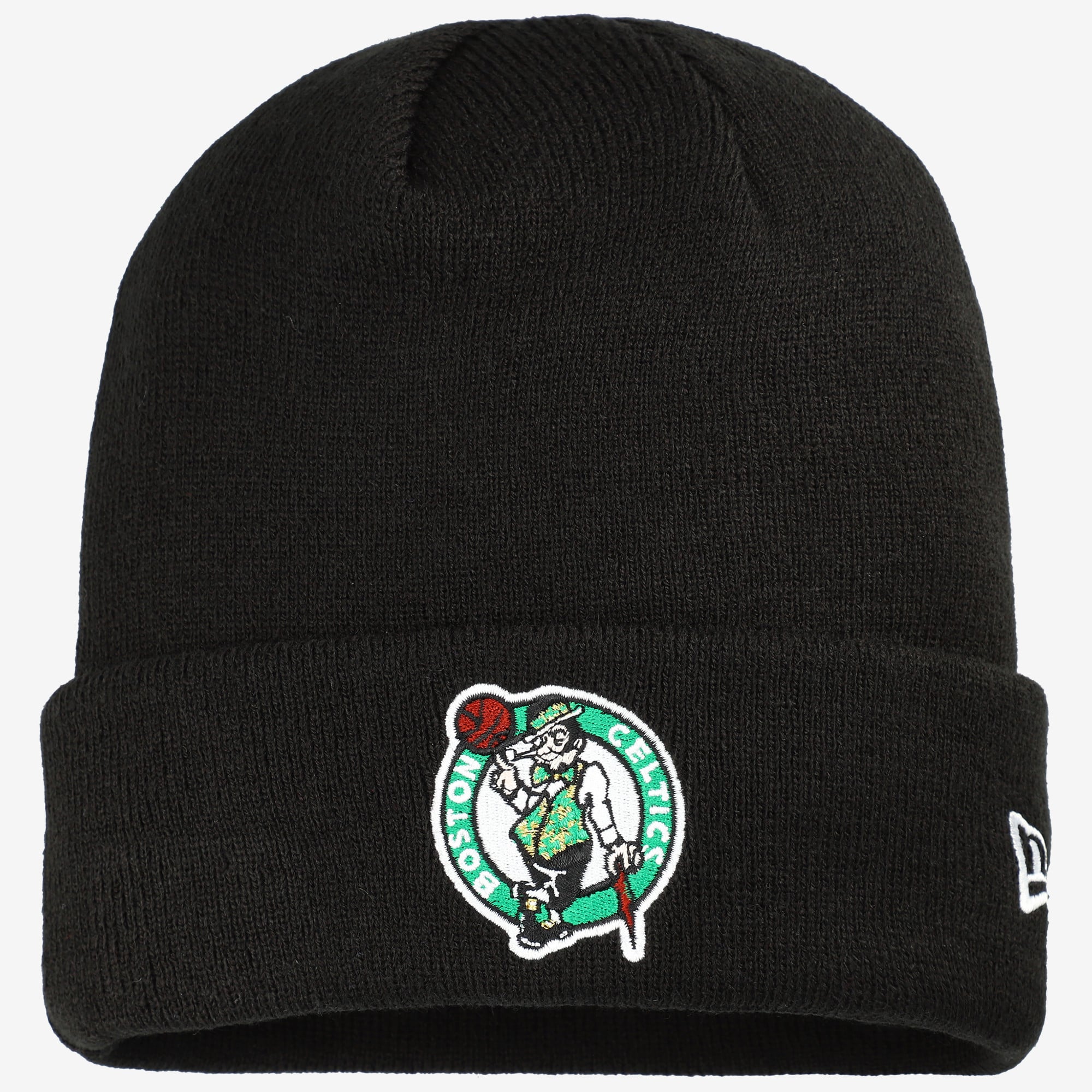 Men's New Era Black Boston Celtics Cuffed Knit Hat