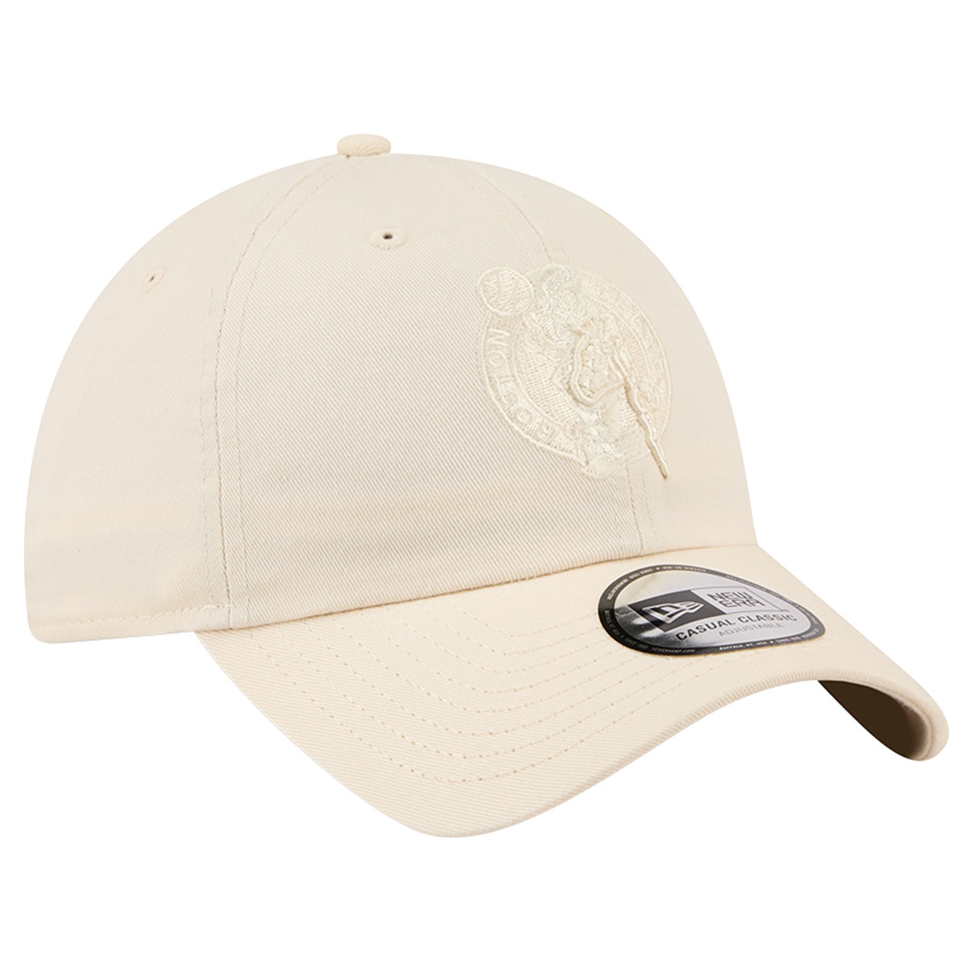 Casquette New Era crème Boston Celtics pour homme, coloris classique et ajustable