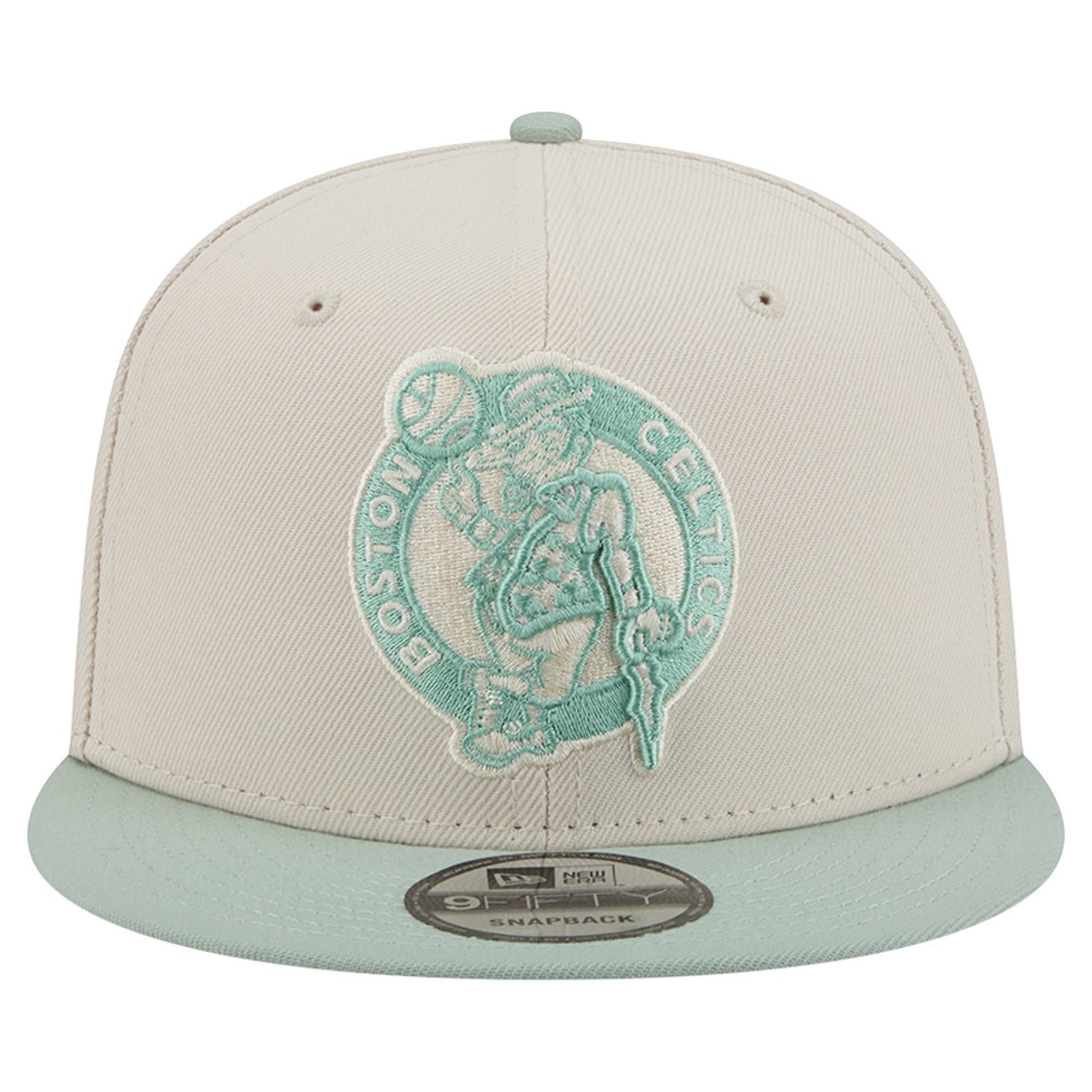 Casquette snapback New Era 9FIFTY verte/marron Boston Celtics pour homme