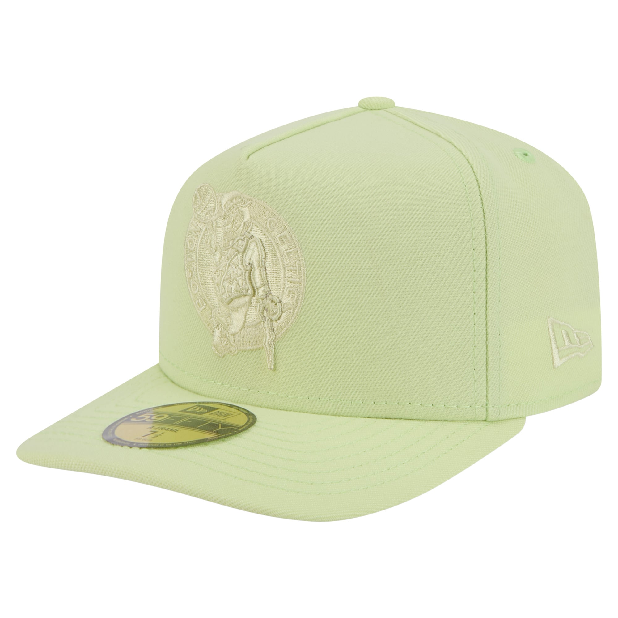 Men's New Era Green Boston Celtics Colorpack A-Frame Pinch Front 59FIFTY Fitted Hat