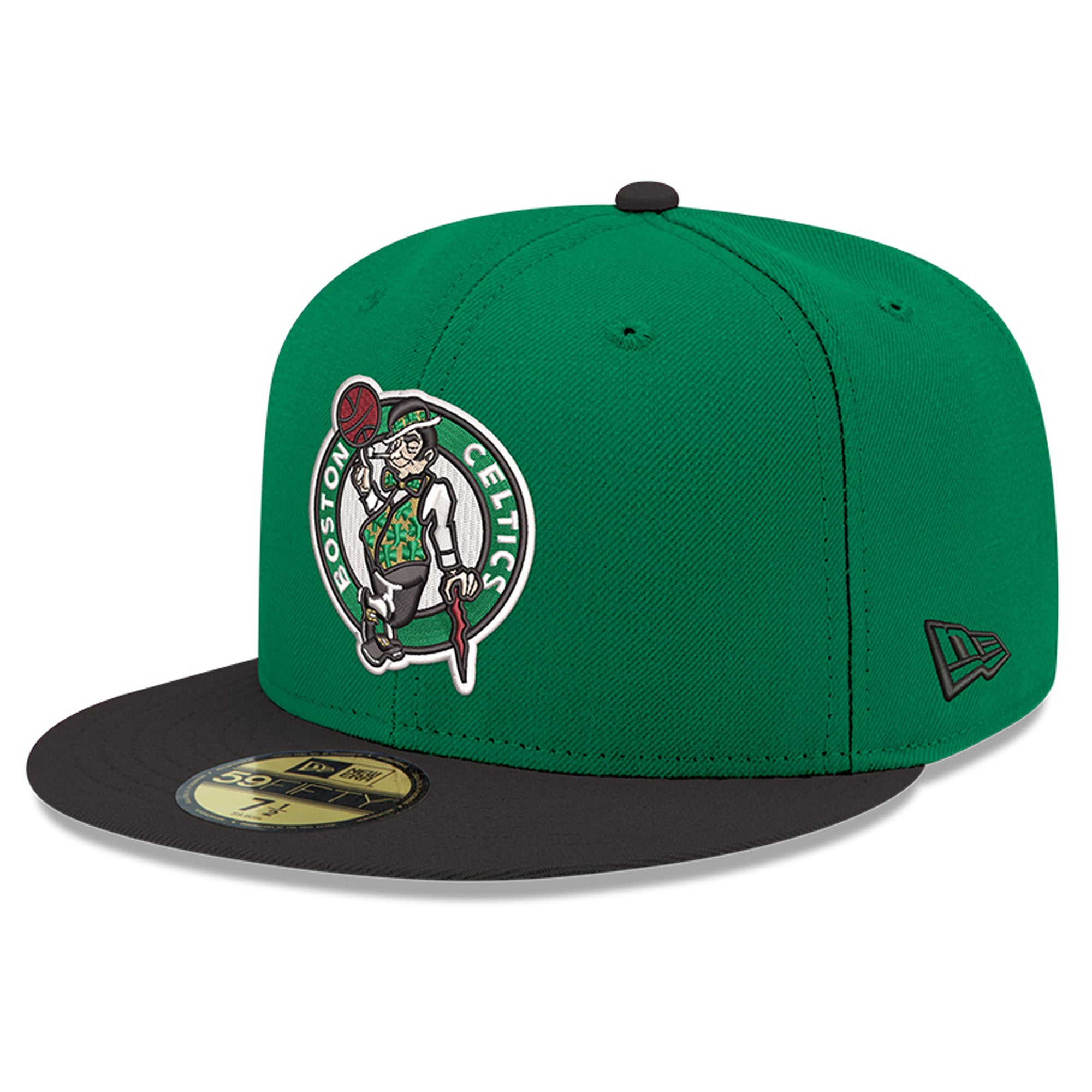 Men's Boston Celtics New Era Green Two-Tone 59FIFTY Fitted Hat