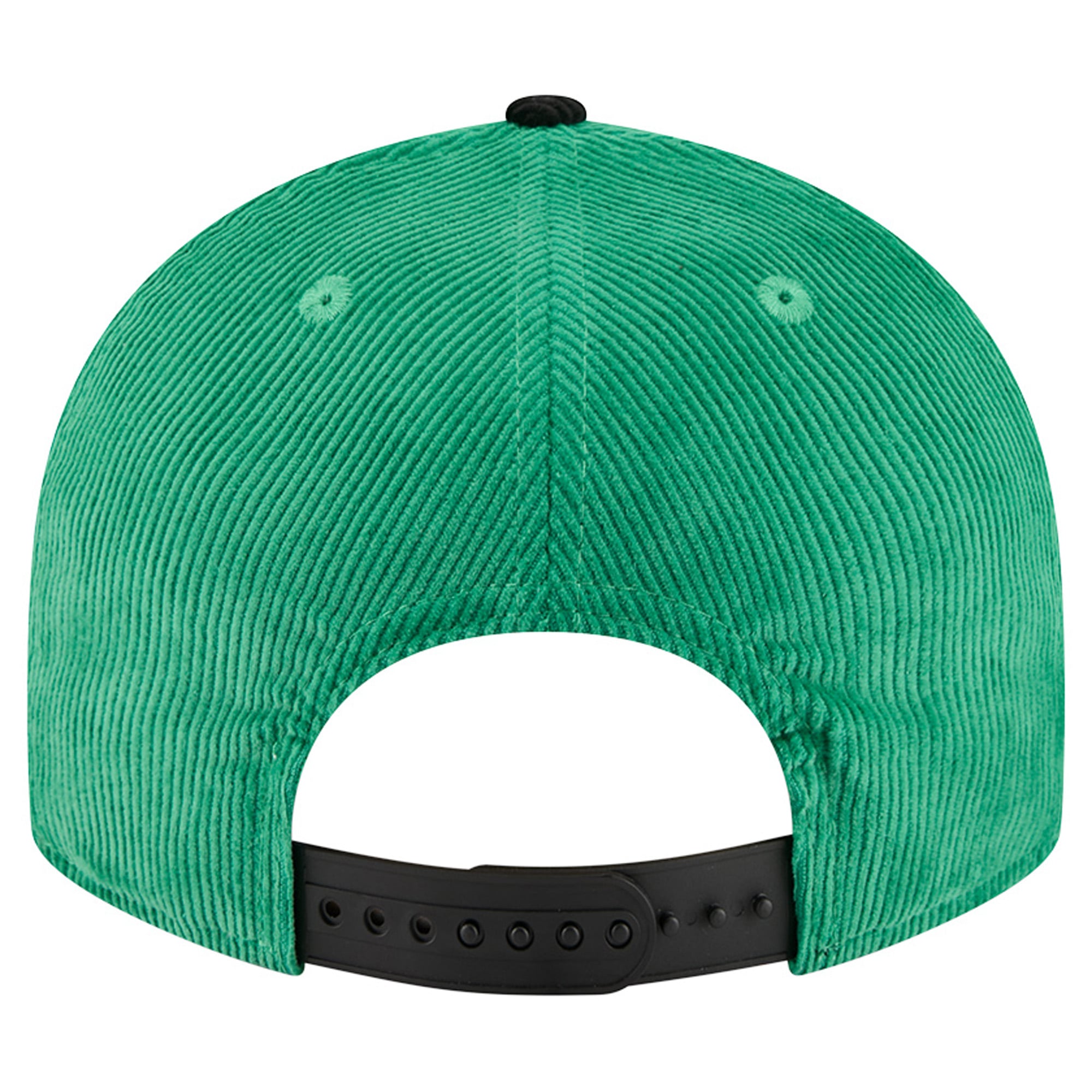 Casquette snapback New Era verte et noire Boston Celtics en velours côtelé 9FIFTY pour homme