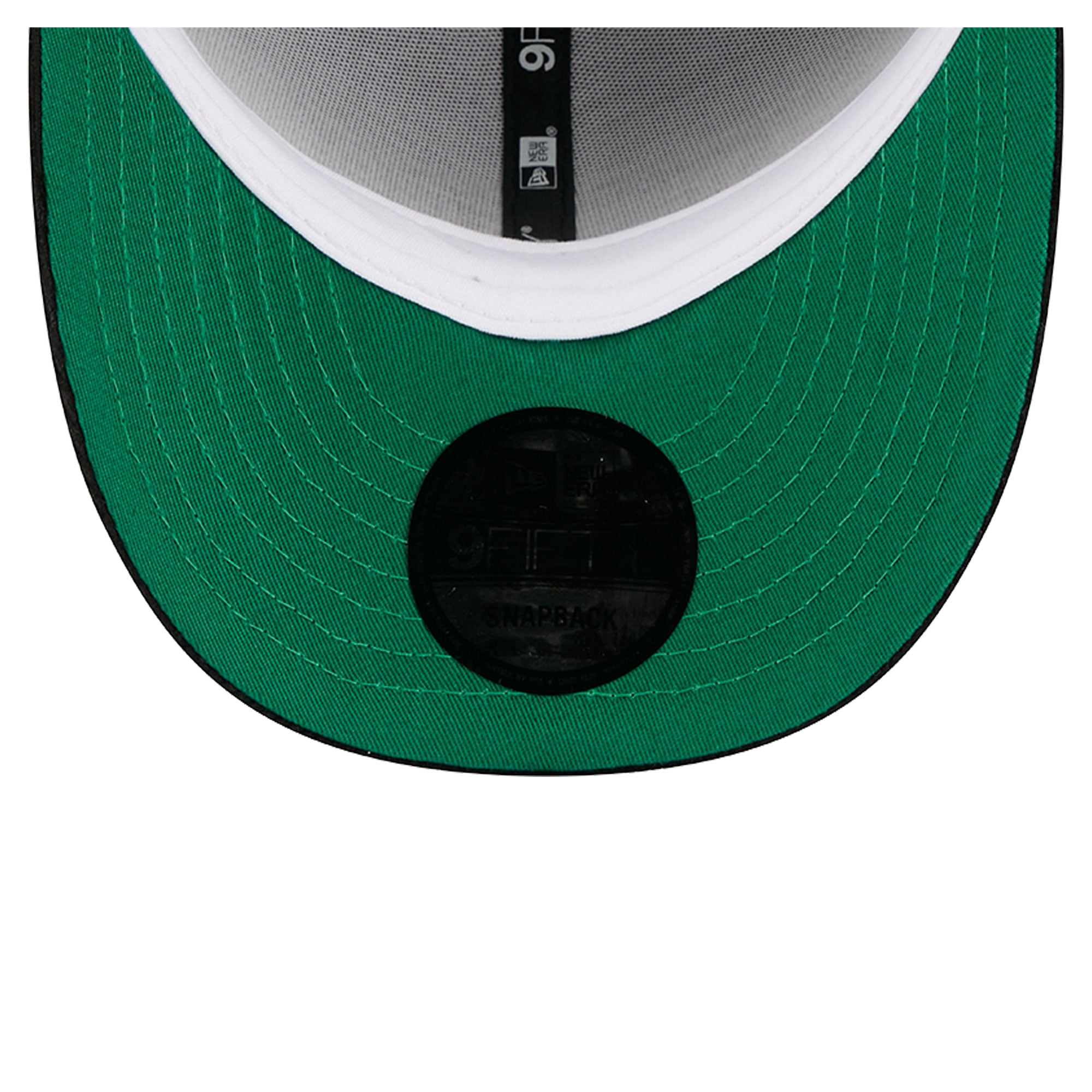 Casquette snapback New Era verte et noire Boston Celtics en velours côtelé 9FIFTY pour homme