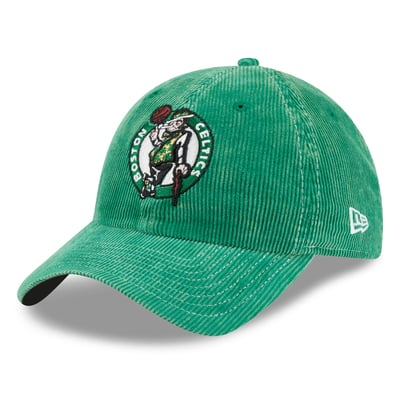 Boston Celtics New Era Corduroy Casual Classic Adjustable Hat - Kelly Green
