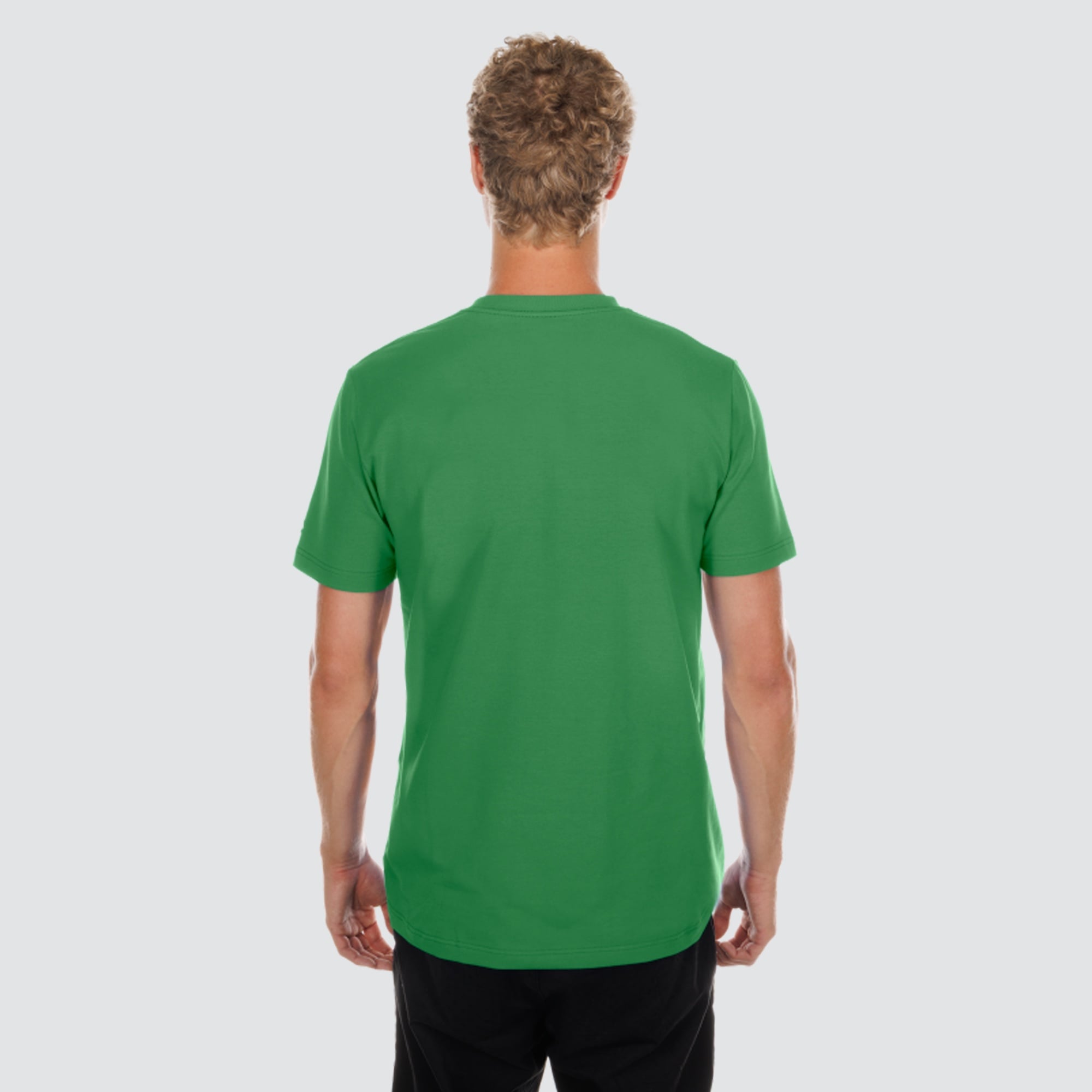 T-shirt floqué New Era vert Kelly pour homme, Boston Celtics, logo Laurel Crest
