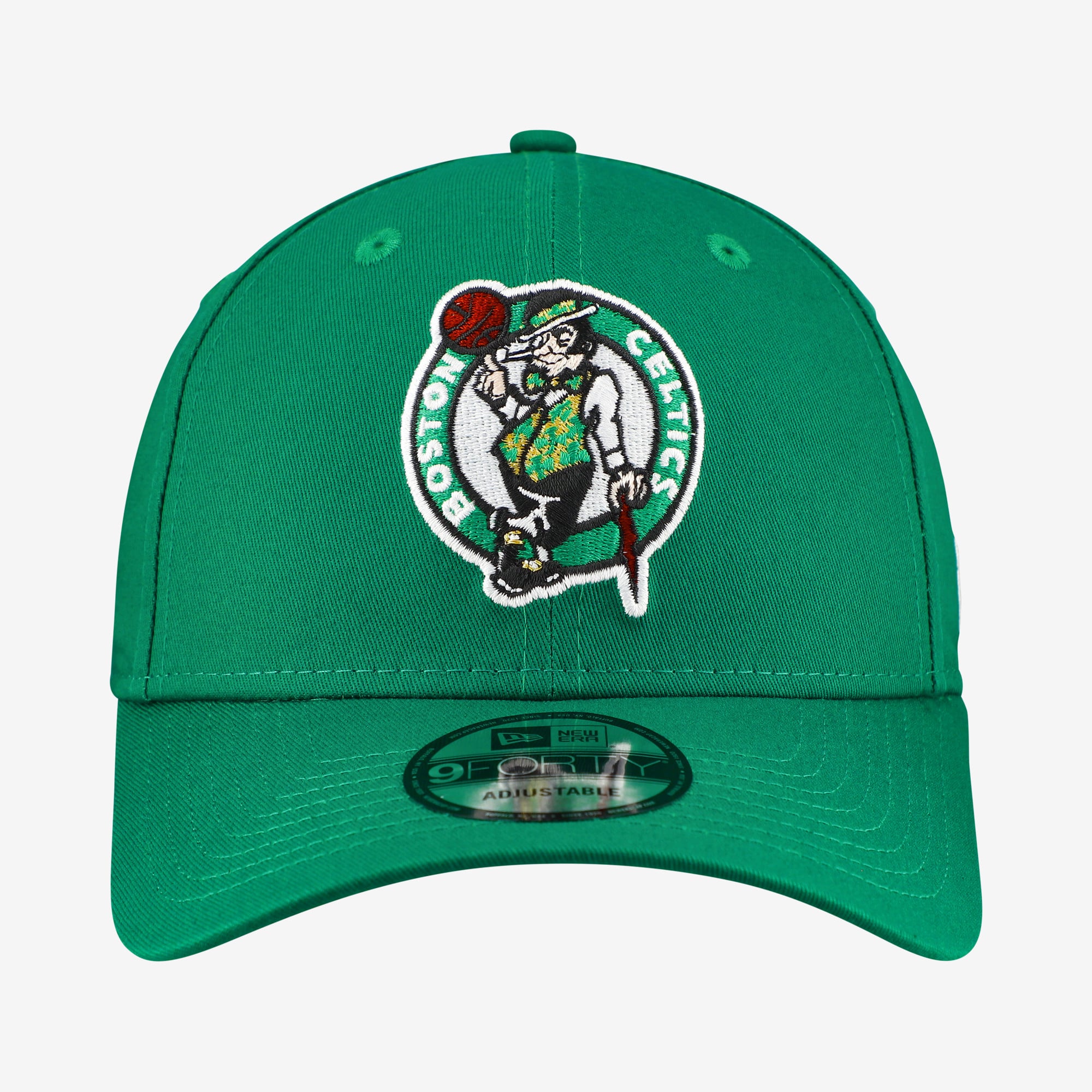 Men's New Era Kelly Green Boston Celtics Team 9FORTY Adjustable Hat