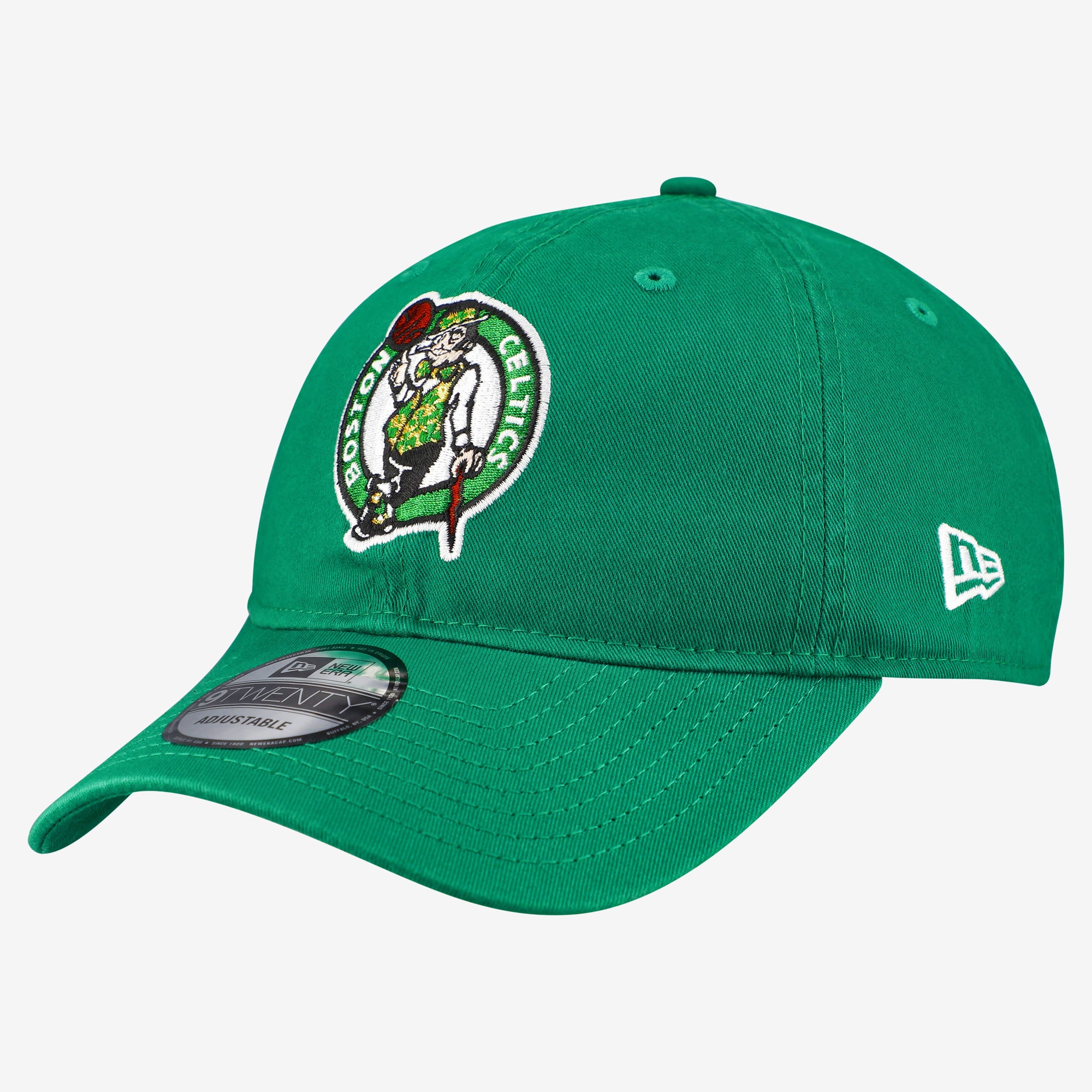Men's New Era Kelly Green Boston Celtics Team 9TWENTY Adjustable Hat