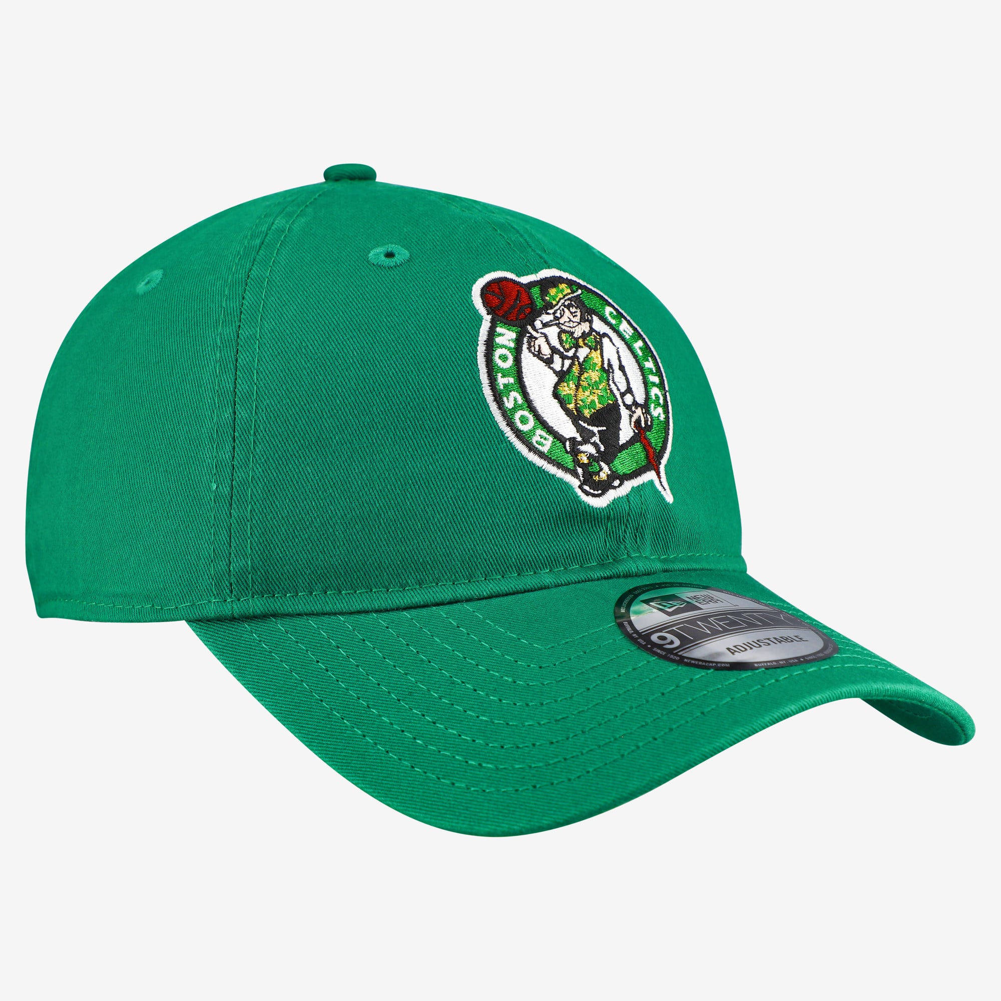 Men's New Era Kelly Green Boston Celtics Team 9TWENTY Adjustable Hat