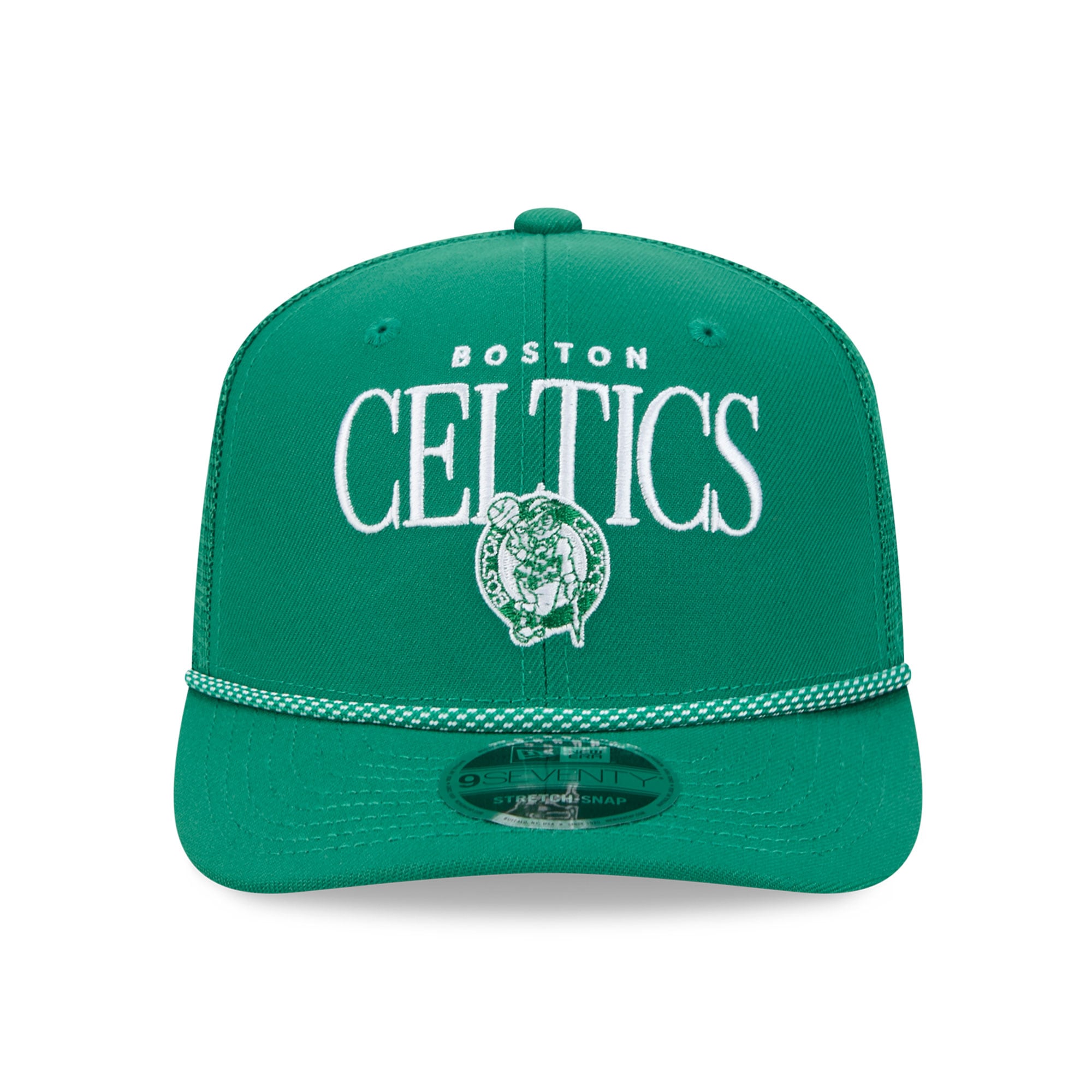 Casquette trucker ajustable New Era Kelly Green Boston Celtics 9SEVENTY pour homme