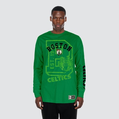 Boston Celtics New Era Tonal Long Sleeve T-Shirt - Kelly Green