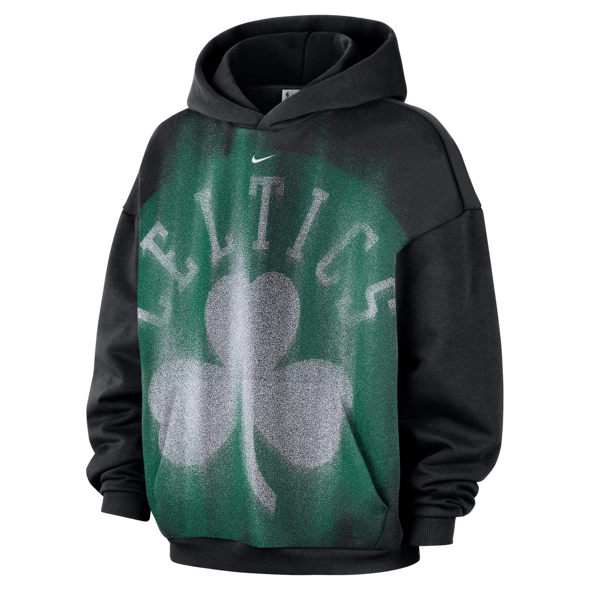 Sweat à capuche Nike Boston Celtics 2026 Standard Issue Practice Icon Fleece noir pour homme