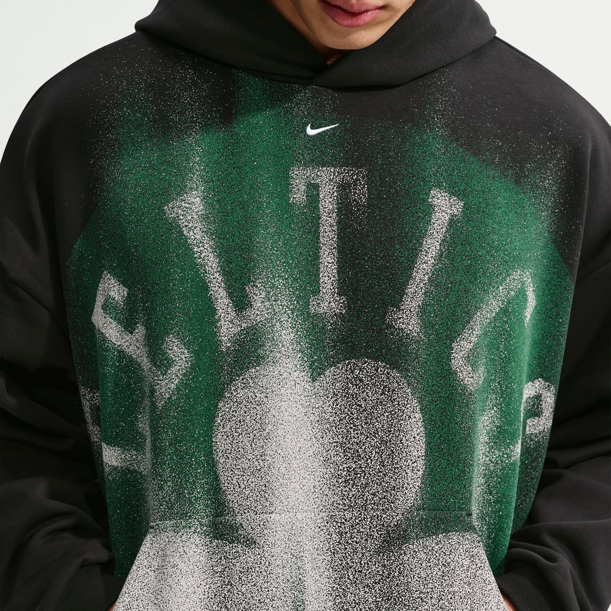 Sweat à capuche Nike Boston Celtics 2026 Standard Issue Practice Icon Fleece noir pour homme