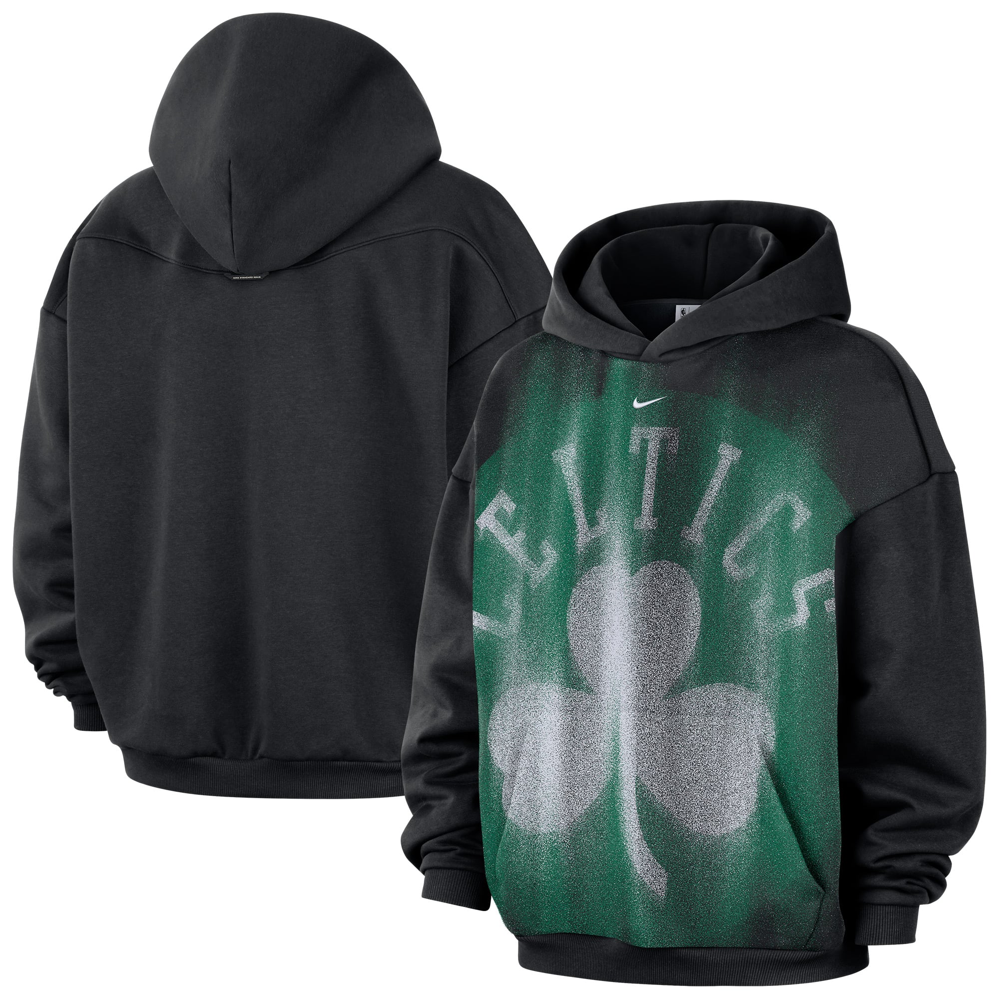 Sweat à capuche Nike Boston Celtics 2026 Standard Issue Practice Icon Fleece noir pour homme