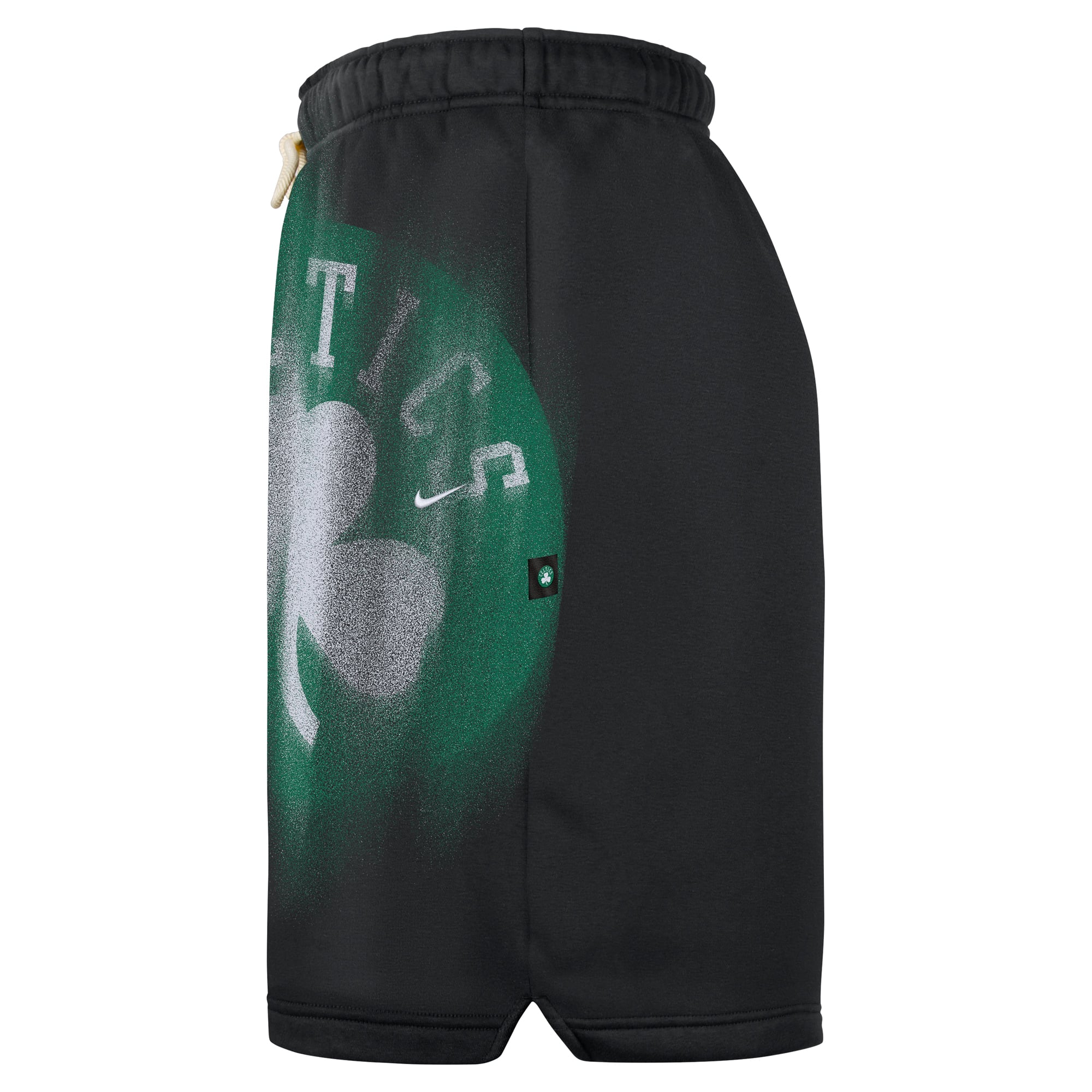 Short de sport Nike Boston Celtics 2026 Standard Issue pour homme, en polaire noire.