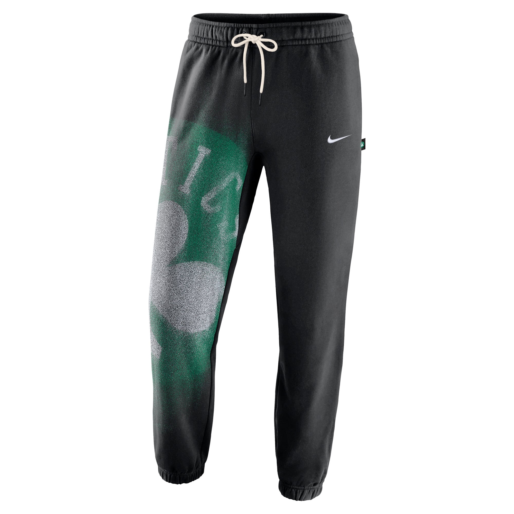 Pantalon de sport Nike Boston Celtics 2026 Standard Issue Icon Fleece fuselé noir pour homme
