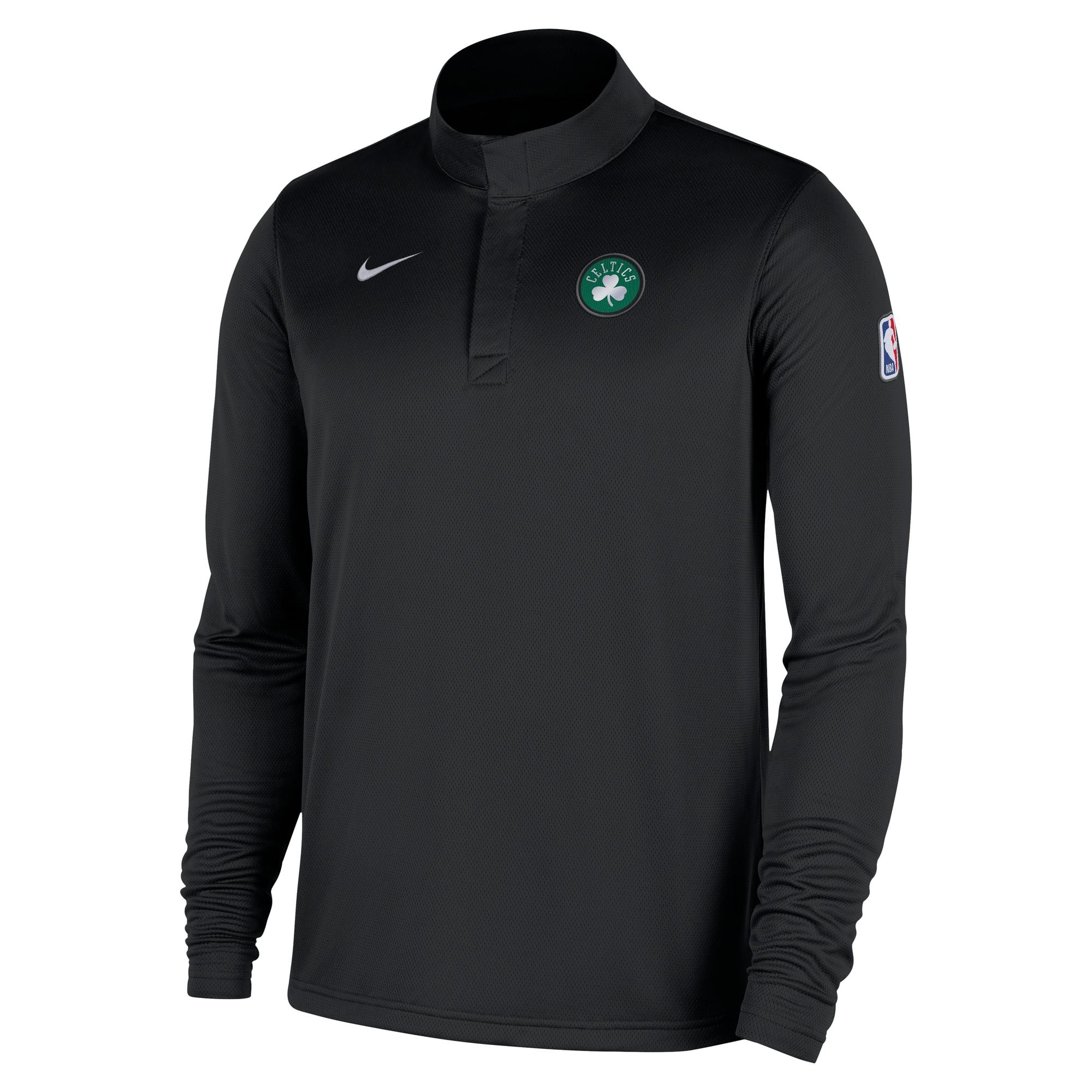 Men's Nike Kelly Green Boston Celtics Authentic Coaches Quarter-Zip Dri-FIT Top