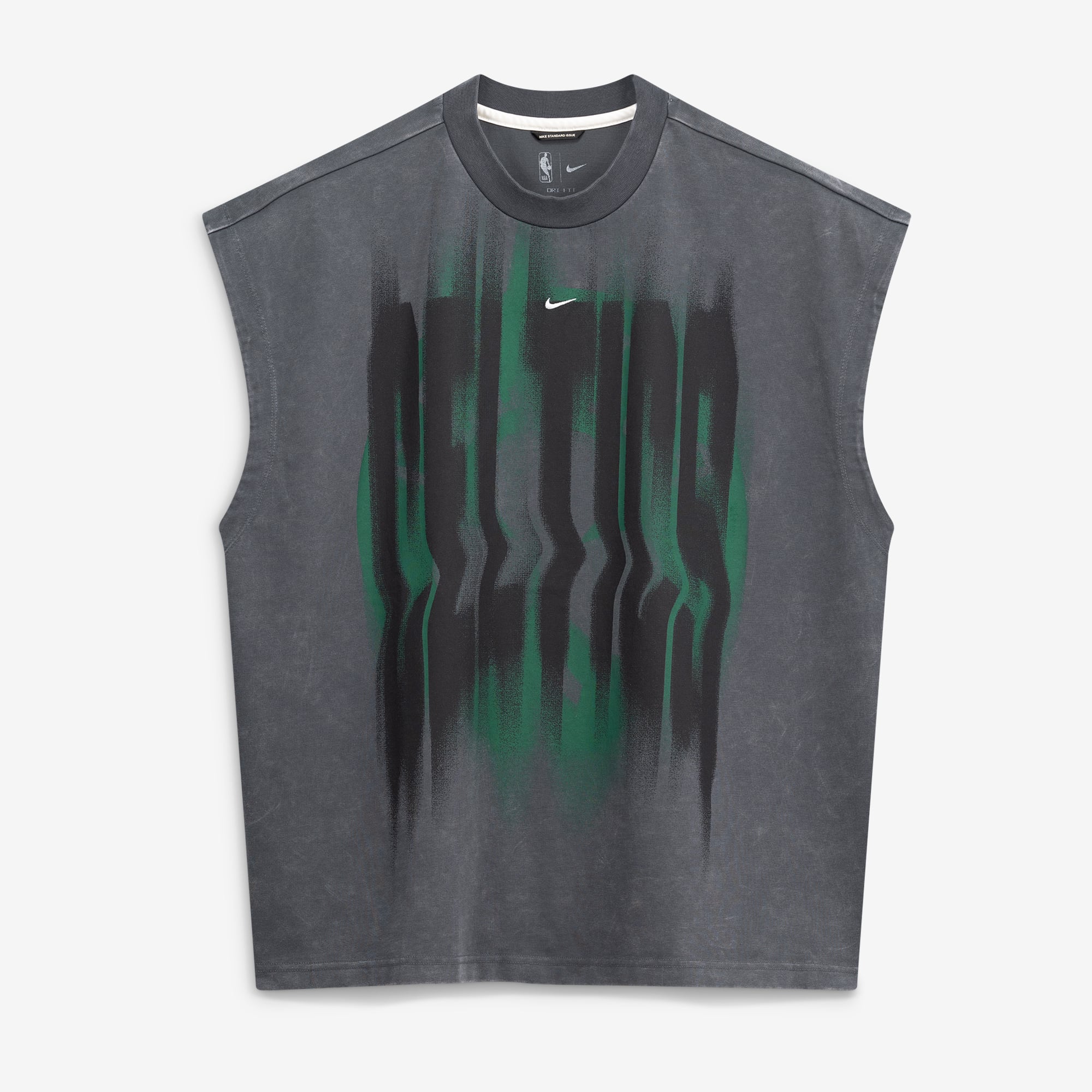 Débardeur d'avant-match Nike Boston Celtics 2026 Standard Issue, couleur anthracite, pour homme