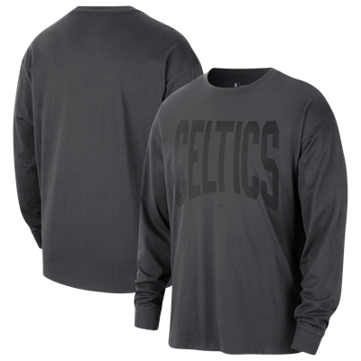 Boston Celtics Nike 2026 Standard Issue Travel Long Sleeve T-Shirt - Charcoal