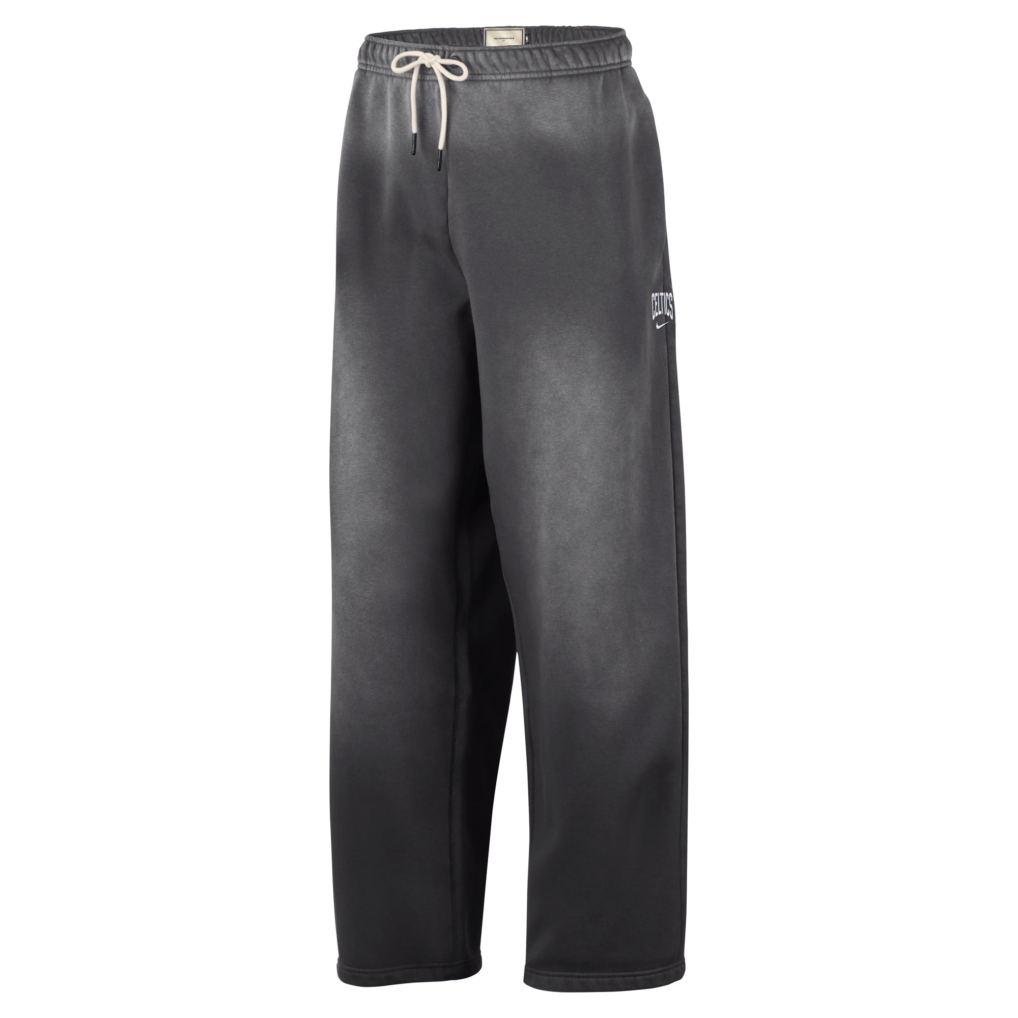 Pantalon de voyage en molleton lavé Nike Boston Celtics 2026 Standard Issue, couleur anthracite, pour homme