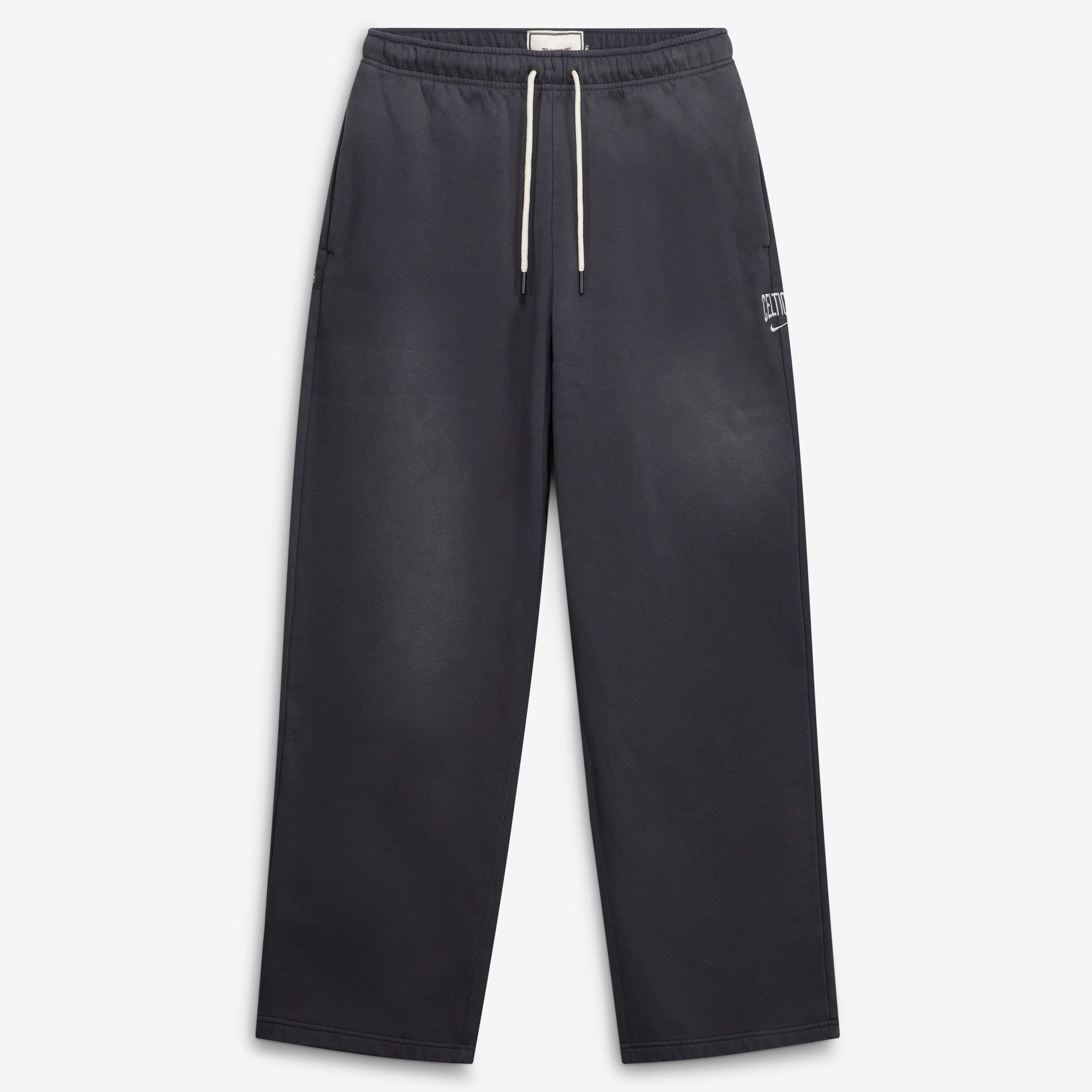 Pantalon de voyage en molleton lavé Nike Boston Celtics 2026 Standard Issue, couleur anthracite, pour homme