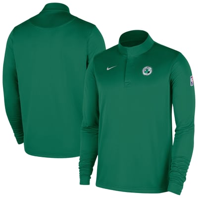 Boston Celtics Nike Authentic Coaches Quarter-Zip Dri-FIT Top - Kelly Green