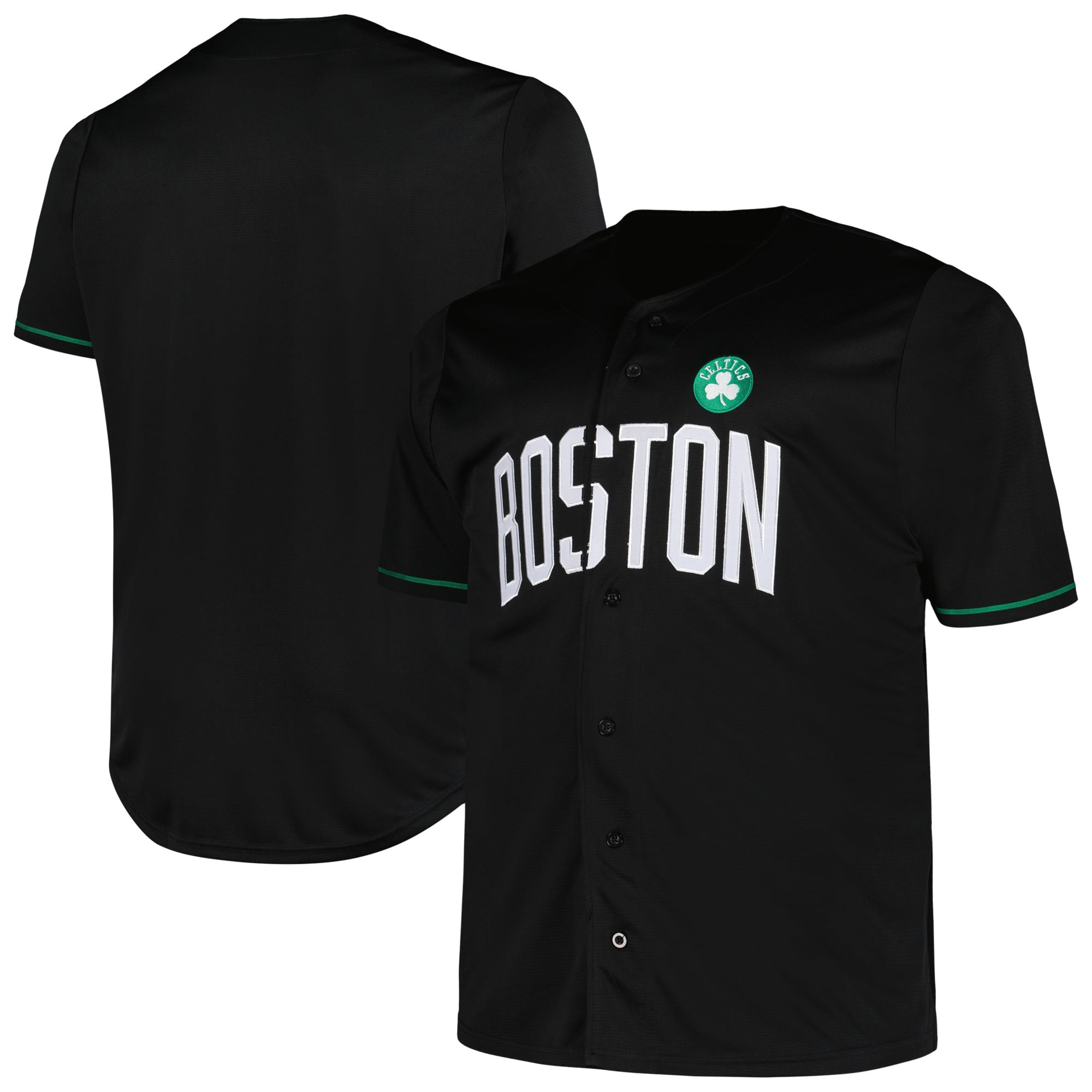 Men's Profile Black Boston Celtics Big & Tall Pop Jersey