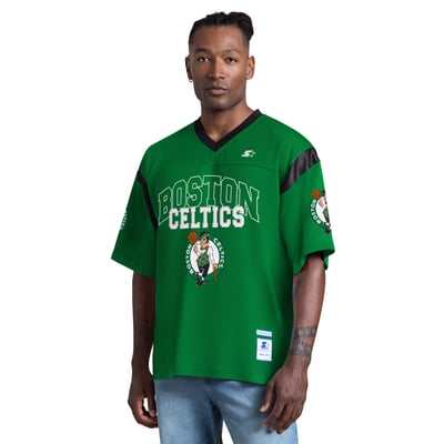 Boston Celtics Starter Game Day V-Neck T-Shirt - Kelly Green