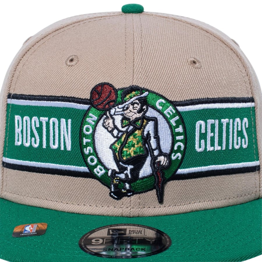 ニューエラ セルティックス キャップ 2024 ドラフト 9FIFTY キャメル 