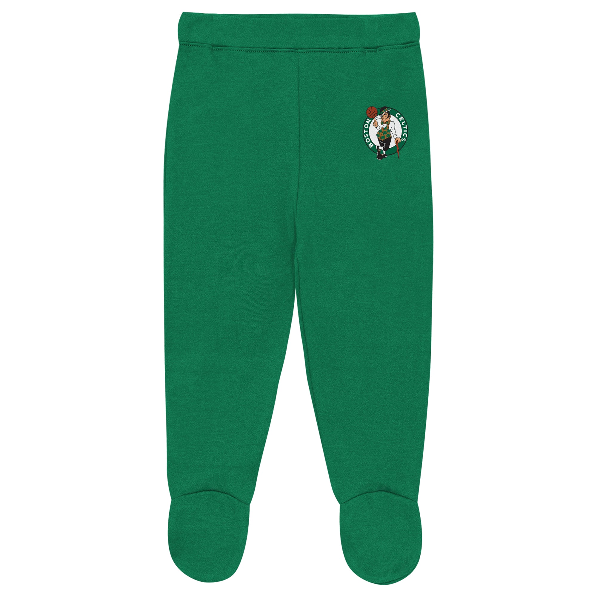 Ensemble pour nouveau-né et nourrisson Outerstuff Boston Celtics : body, pantalon bonnet à revers.