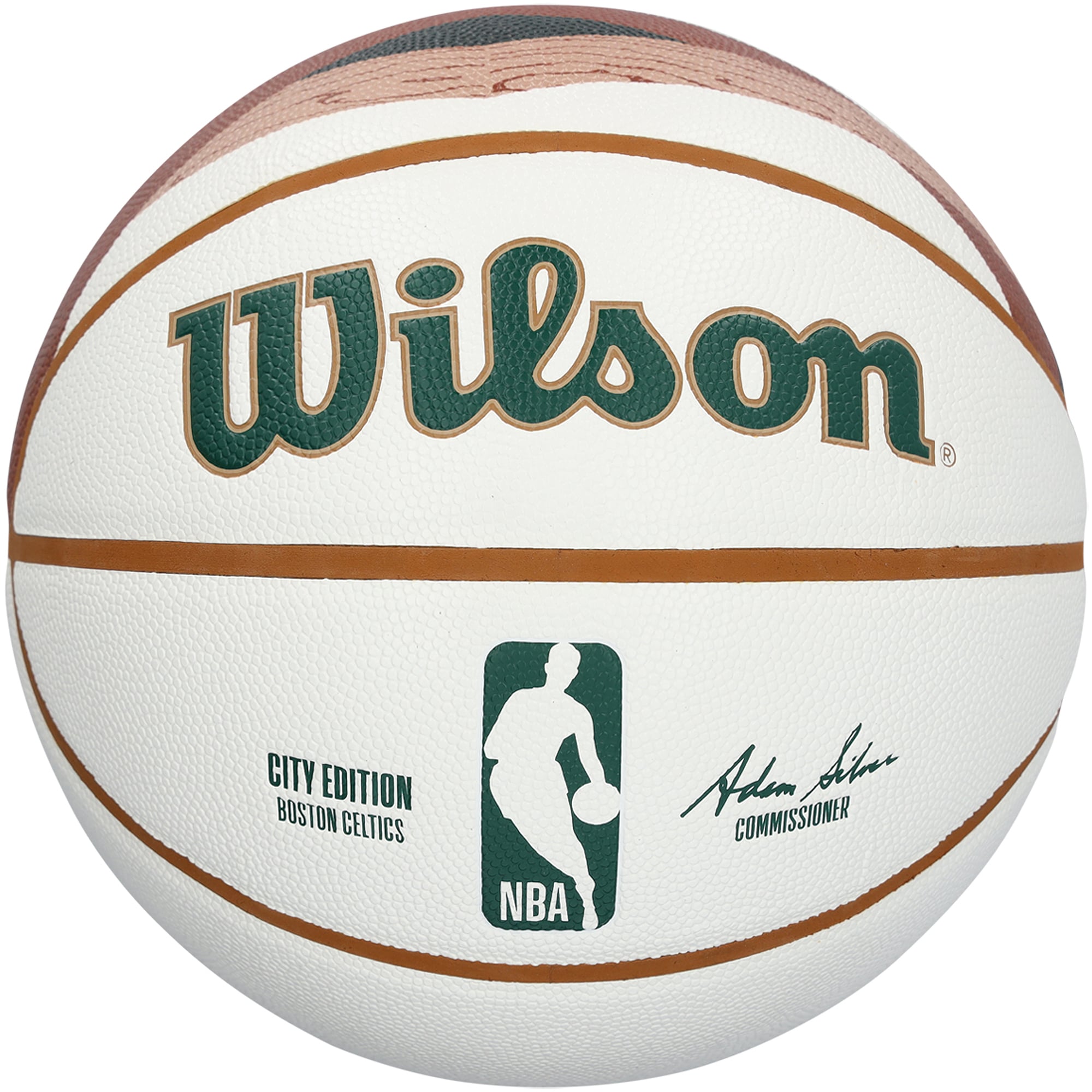 Paul Pierce & Kevin Garnett Boston Celtics Autographed Wilson 2023-24 City Edition Basketball