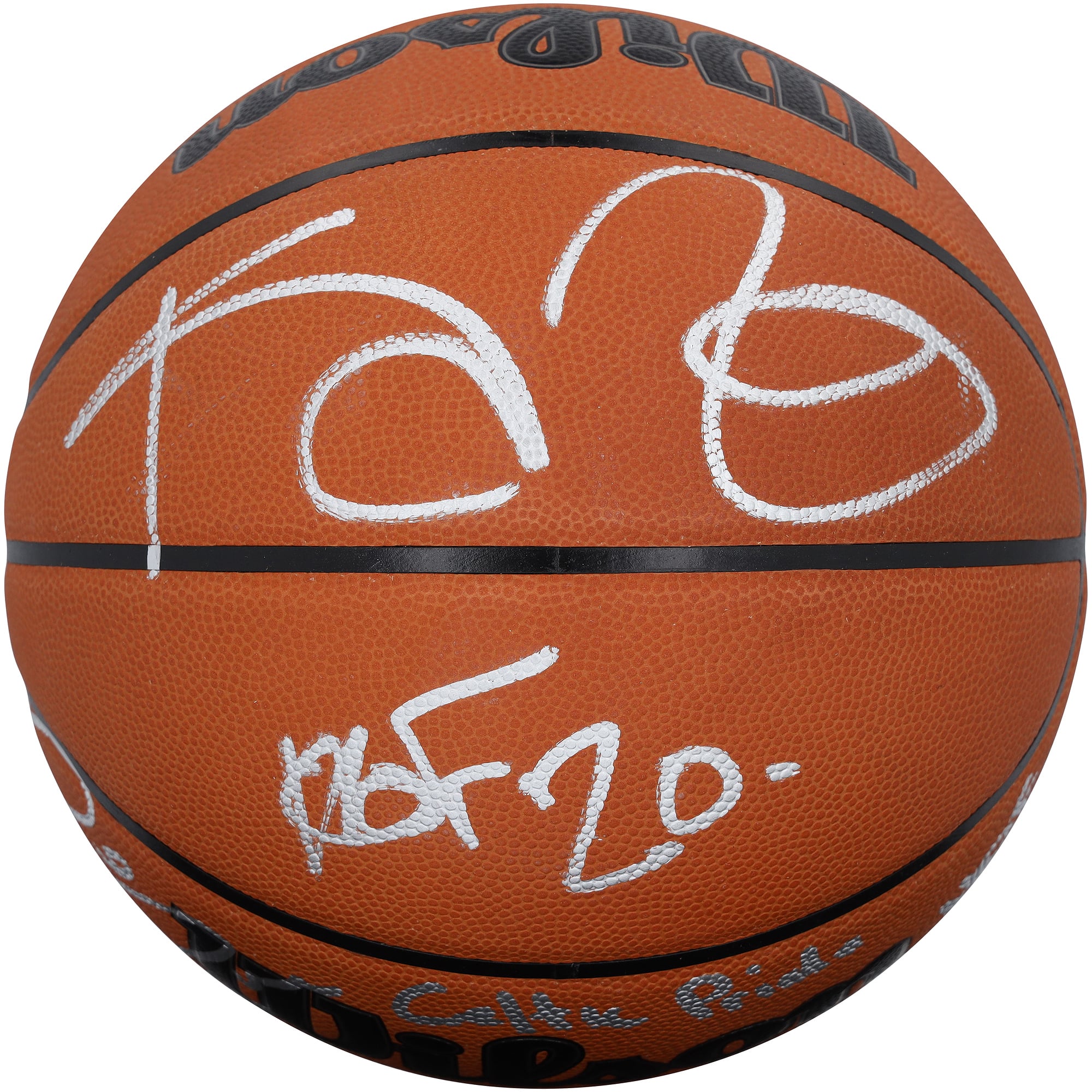 Ballon de basket officiel Wilson des Boston Celtics, autographié par Paul Pierce et Kevin Garnett, avec plusieurs inscriptions