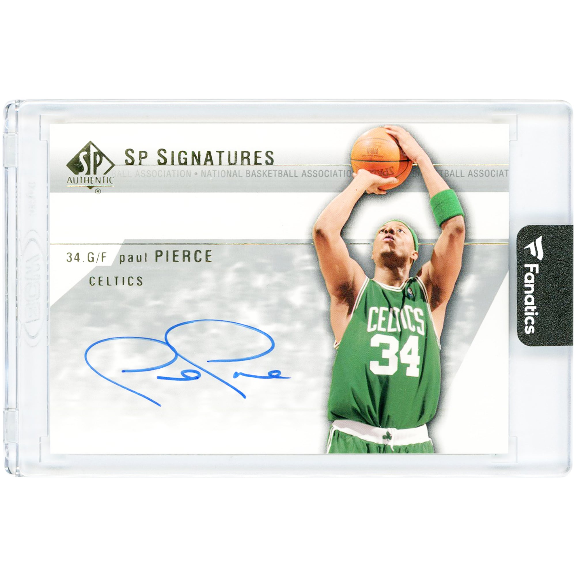Paul Pierce Boston Celtics Autographed 2004-05 Upper Deck SP Authentic SP Signatures #PP-A Card