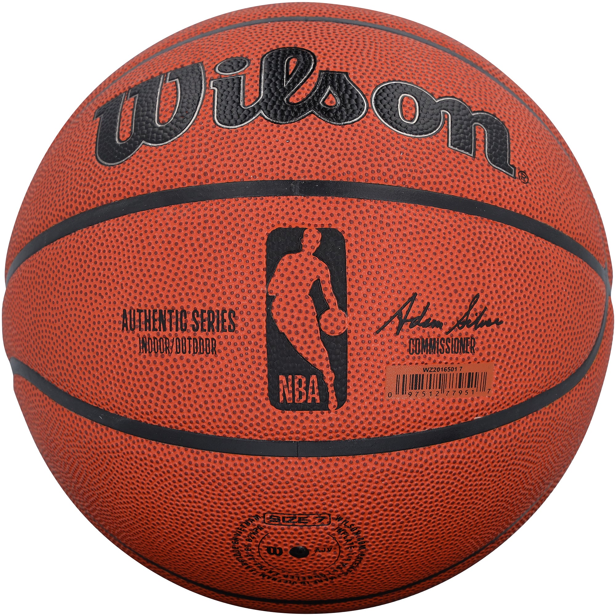 Ballon de basket-ball Wilson Authentic Series autographié par Paul Pierce (Boston Celtics) pour intérieur/extérieur, avec inscriptions multiples