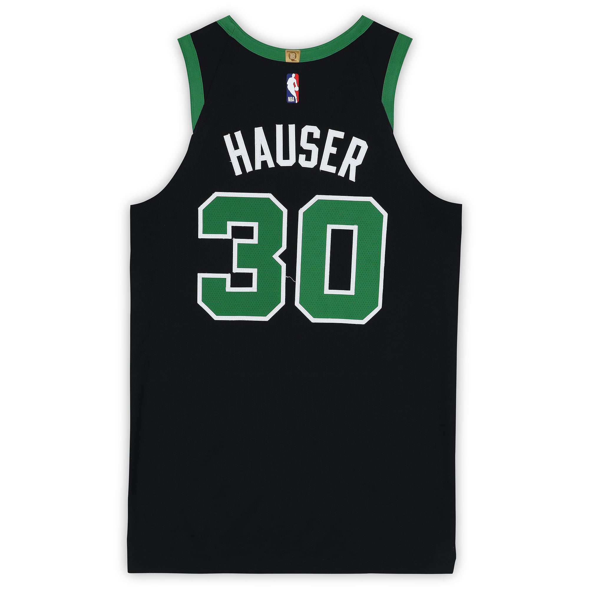 Sam Hauser Boston Celtics Game-Used #30 Black Jordan Brand Jersey vs. Philadelphia 76ers on April 28, 2026 - Size 48+4