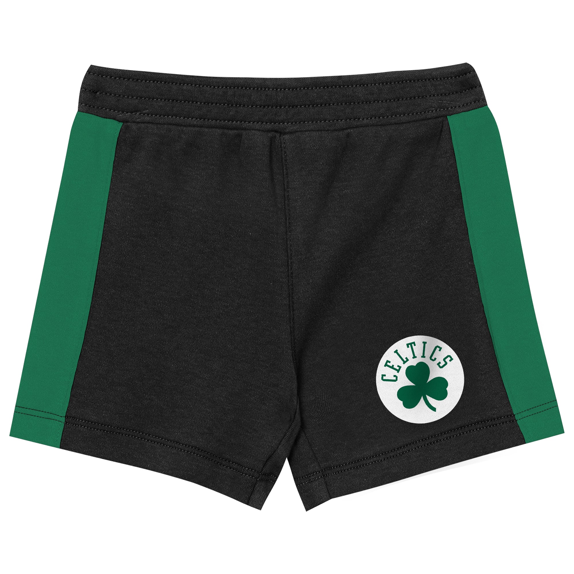 Toddler Outerstuff Black Boston Celtics Get Back Short Sleeve Hoodie & Shorts Two-Pack Set