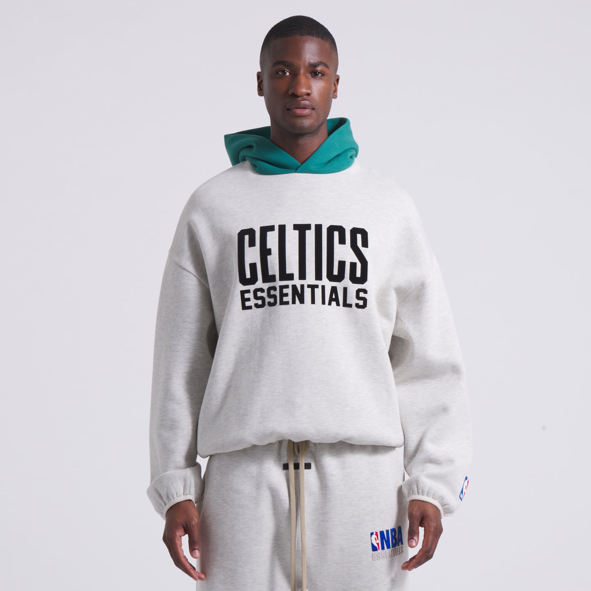 Unisex Fear of God Heather Gray Boston Celtics NBA x ESSENTIALS 