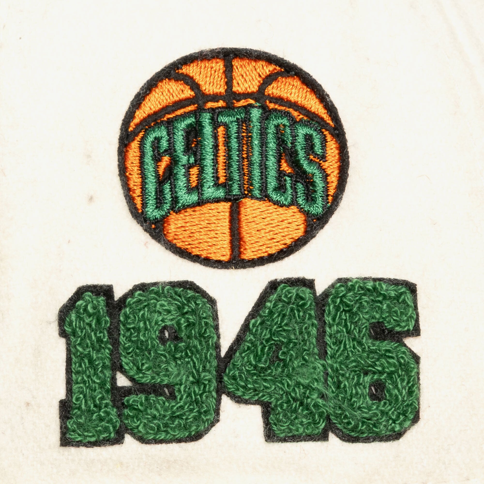 Casquette unisexe Mitchell & Ness crème Boston Celtics Team Pro ajustable