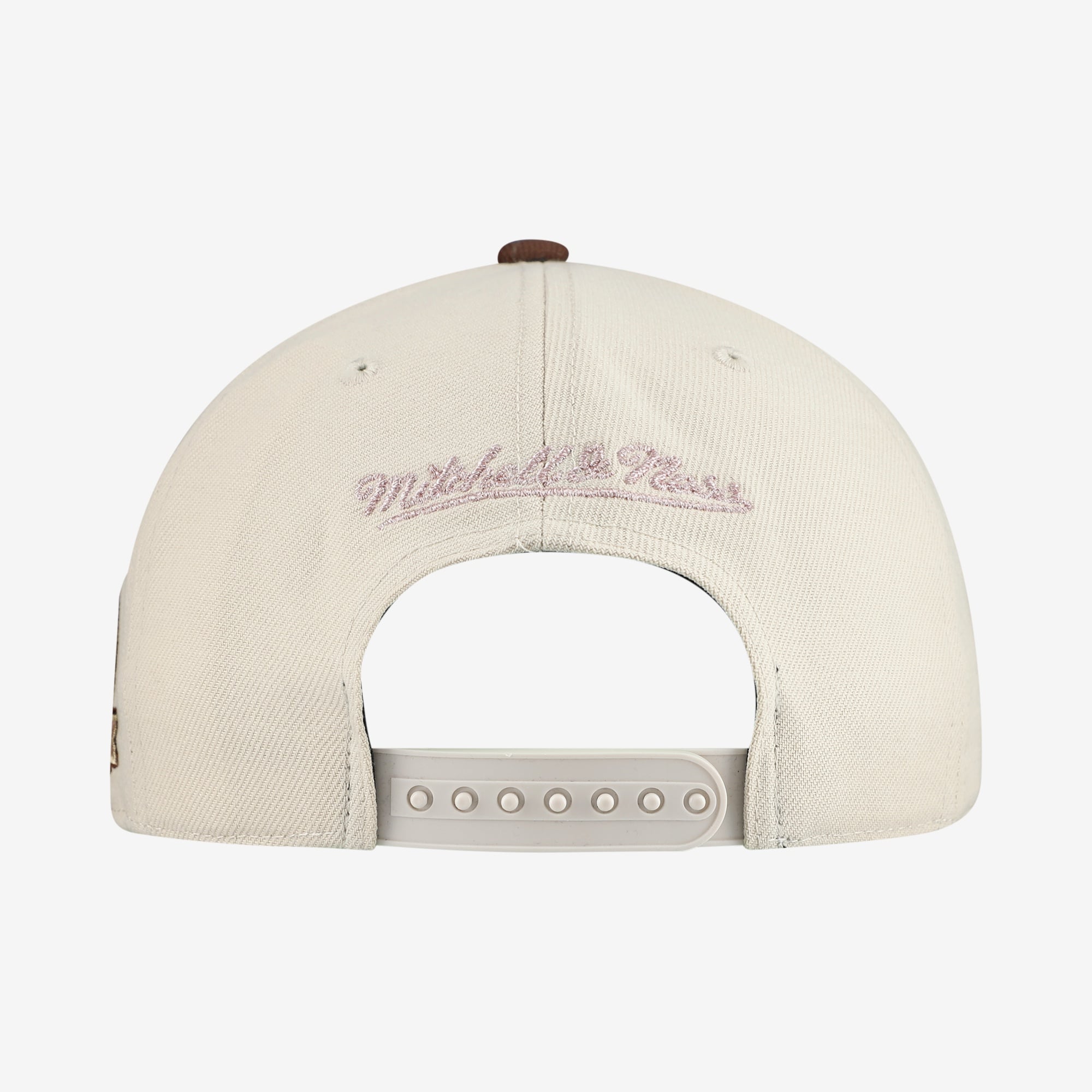 Casquette unisexe Mitchell & Ness crème Boston Celtics rose automne Pro