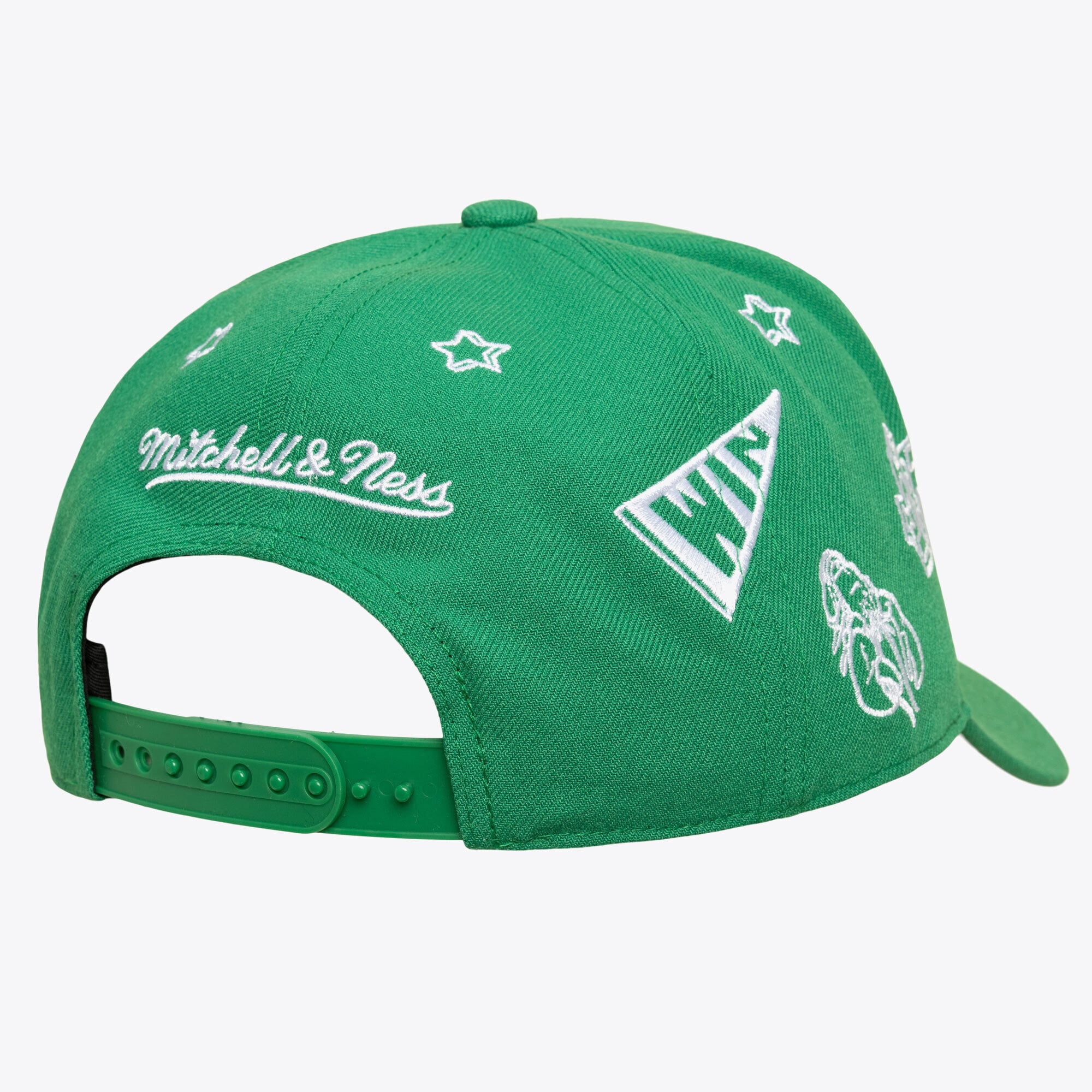 Casquette unisexe Mitchell & Ness Kelly Green Boston Celtics Downtown Doodle Pro Snapback