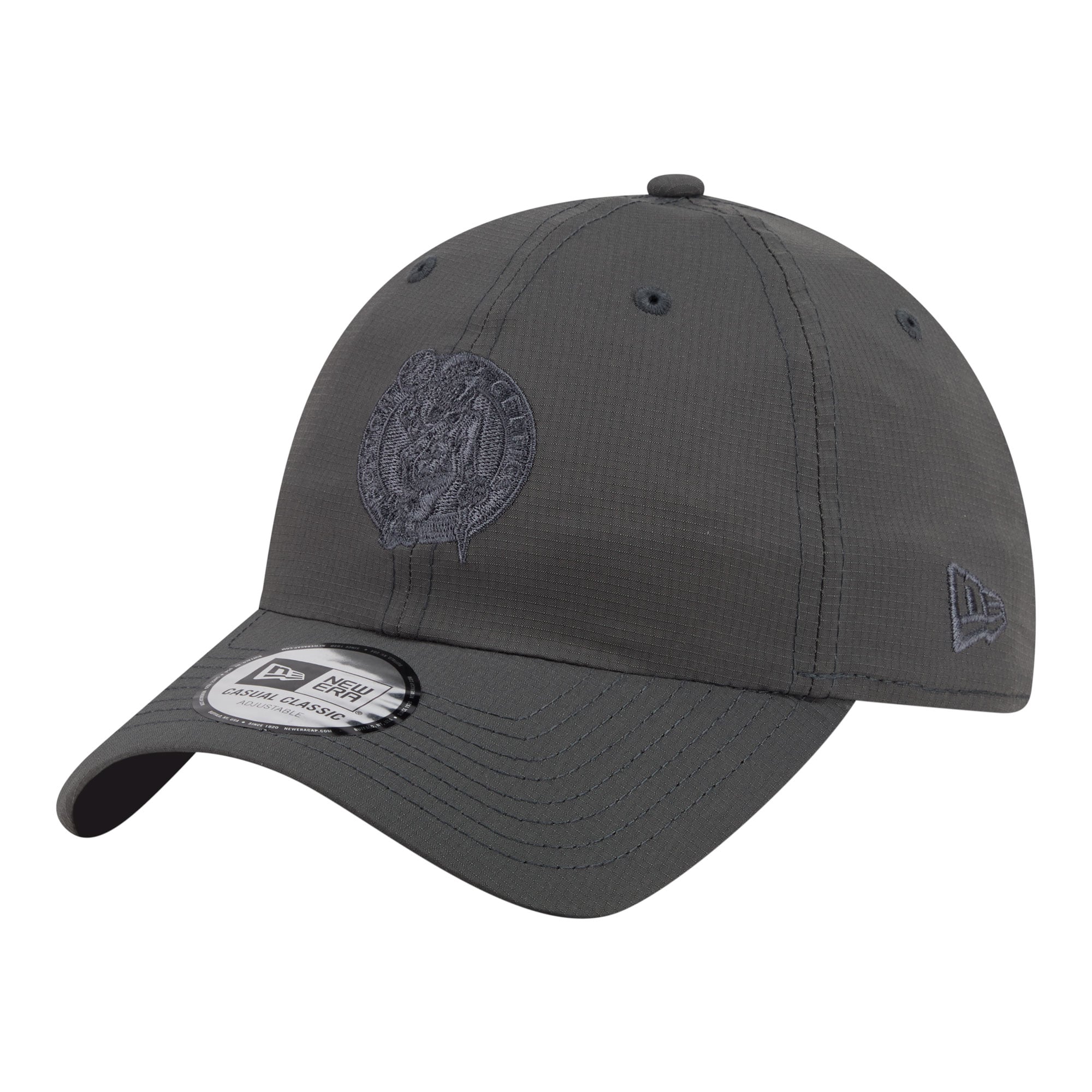 Unisex New Era Charcoal Boston Celtics Ripstop Casual Classic Adjustable Hat