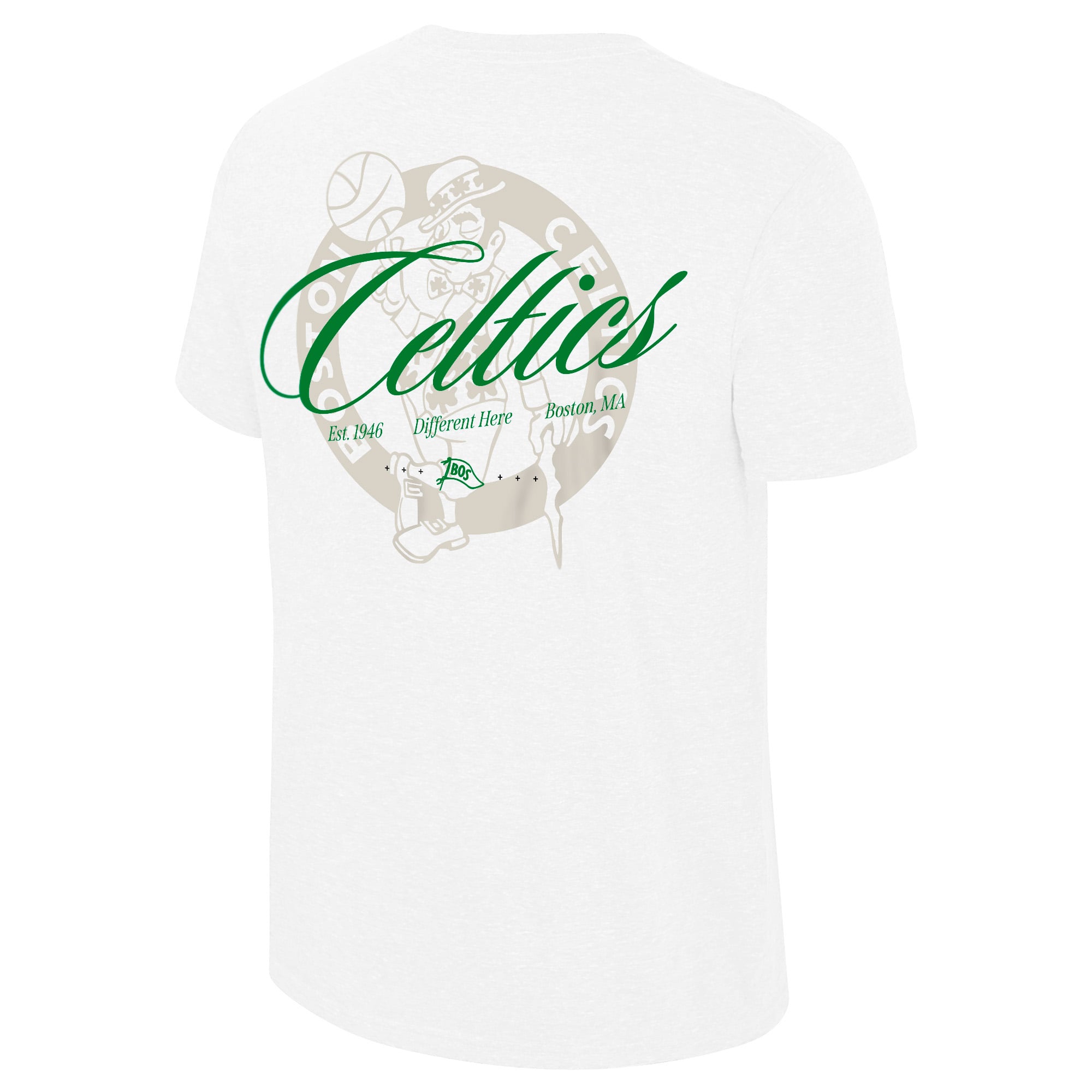 Unisex Stadium Essentials White Boston Celtics '46 Reserve Tri-Blend T-Shirt